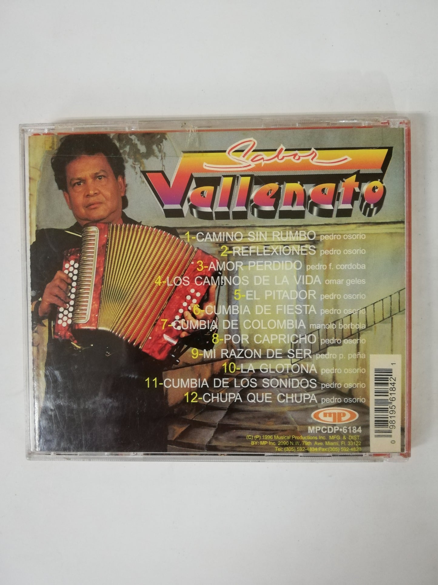 CD SABOR VALLENATO - CUMBIAS VALLENATAS