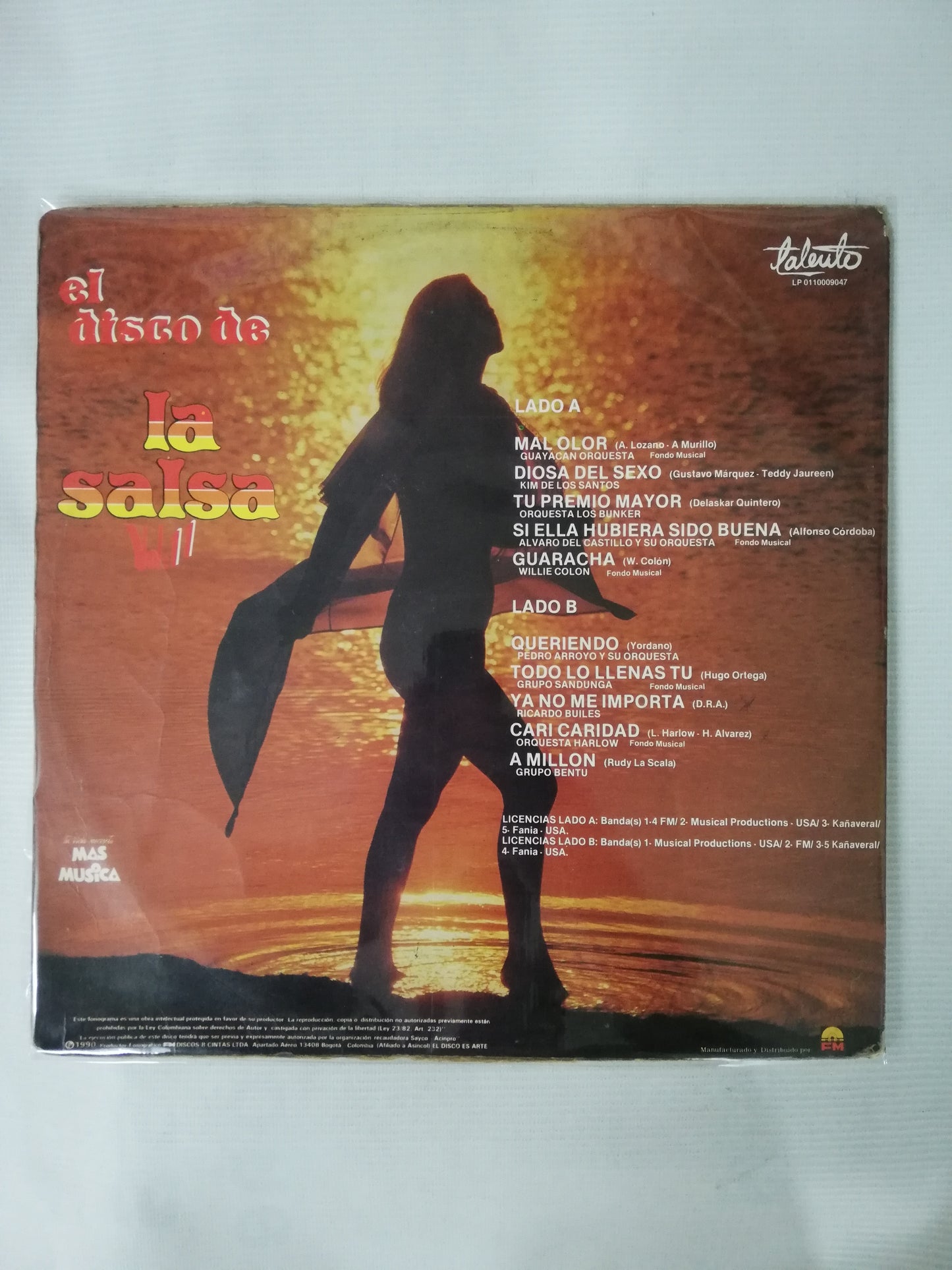LP EL DISCO DE LA SALSA - EL DISCO DE LA SALSA VOL. 11