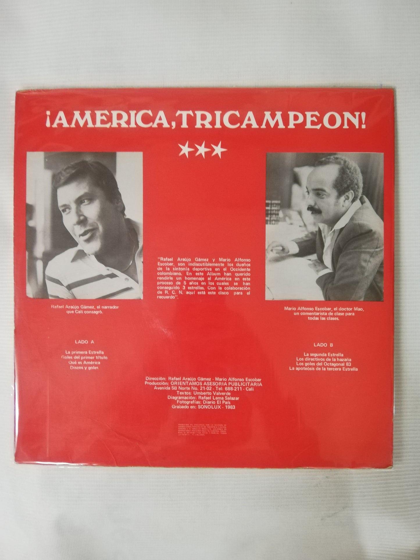 LP AMERICA - AMERICA, TRICAMPEON!