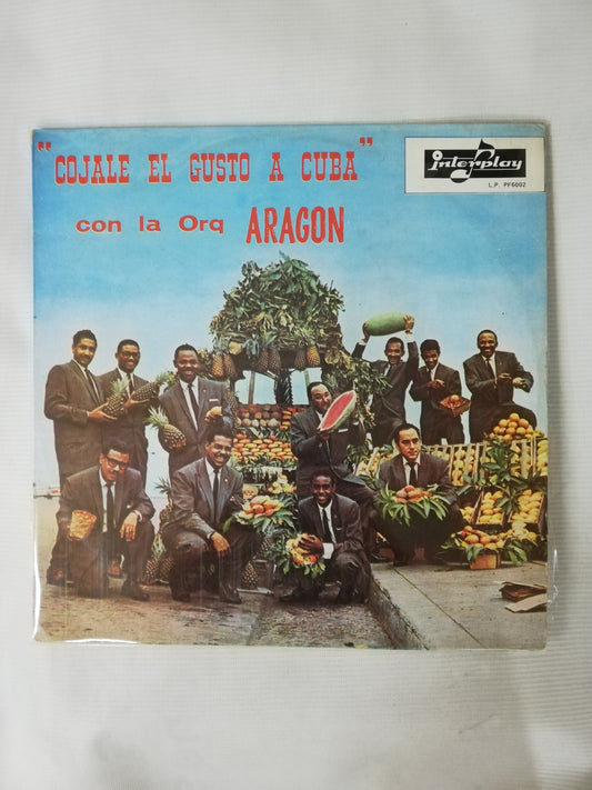 LP ORQUESTA ARAGON - COJALE EL GUSTO A CUBA