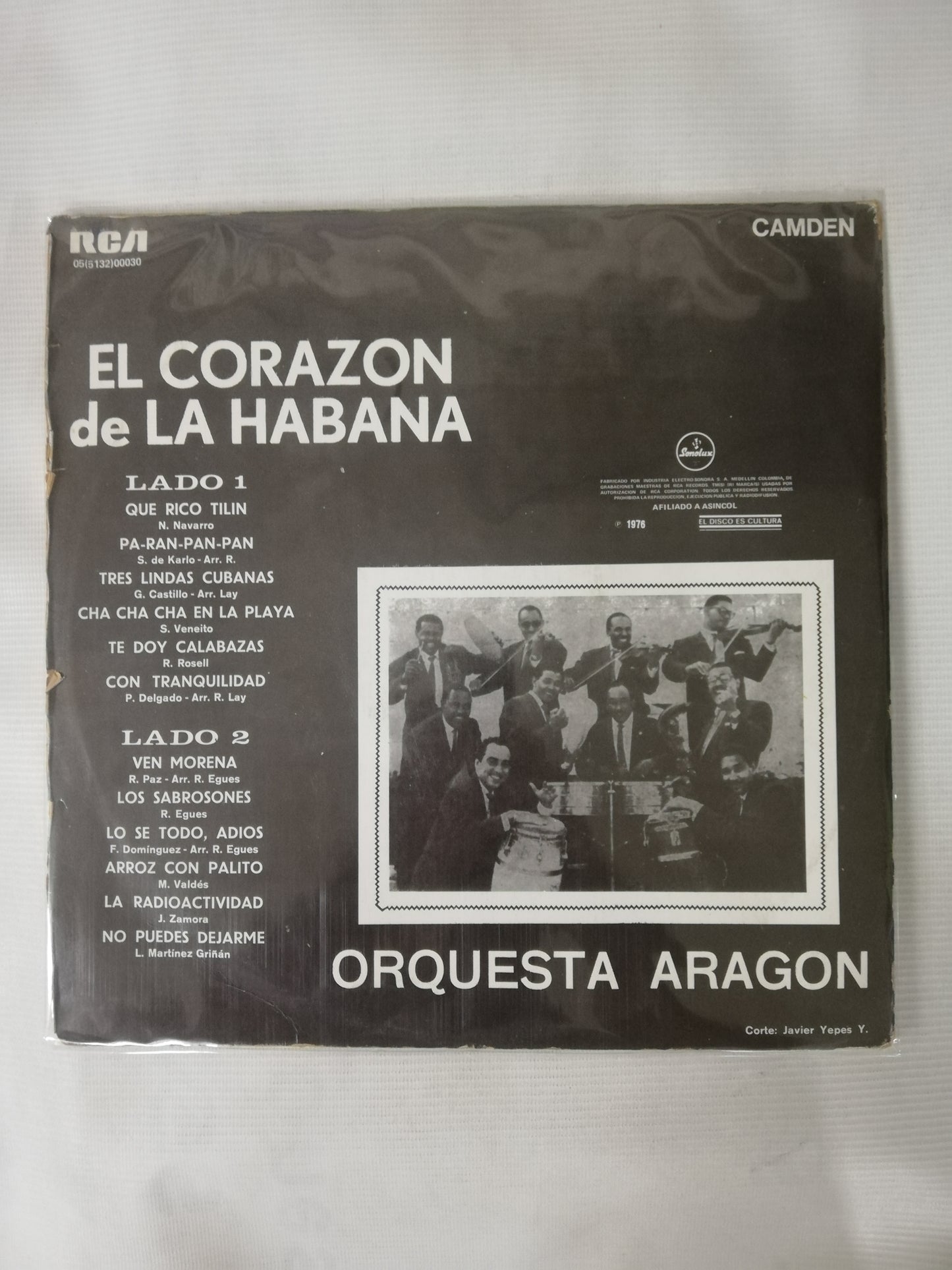 LP ORQUESTA ARAGON - EL CORAZÓN DE LA HABANA
