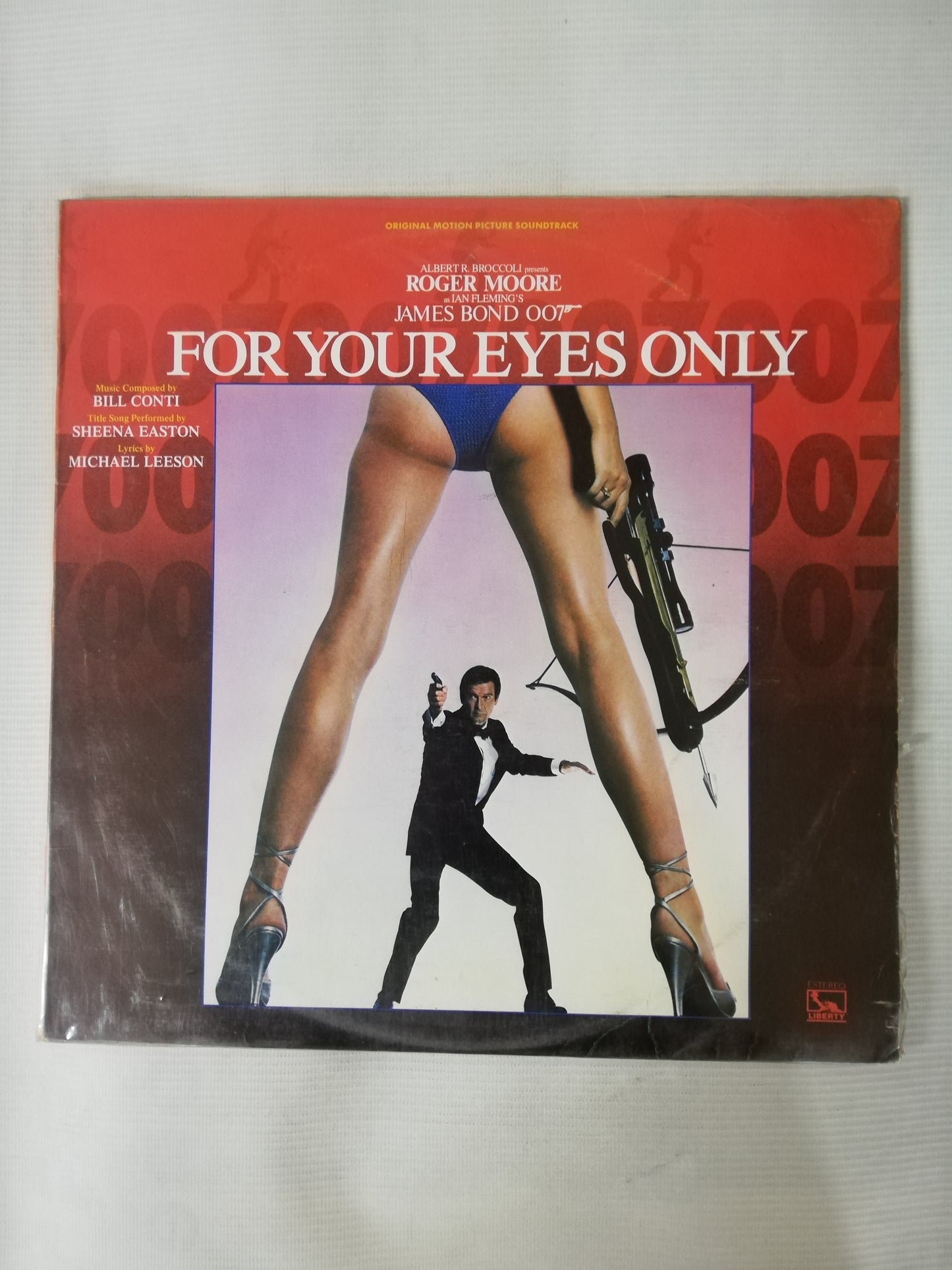 LP JAMES BOND 007 - FOR YOUR EYES ONLY - ORIGINAL MOTION PICTURE SOUNDTRACK