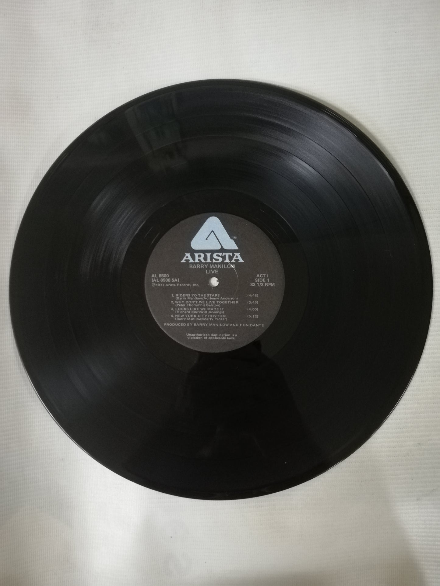 LP BARRY MANILOW - LIVE - VINYL X 2