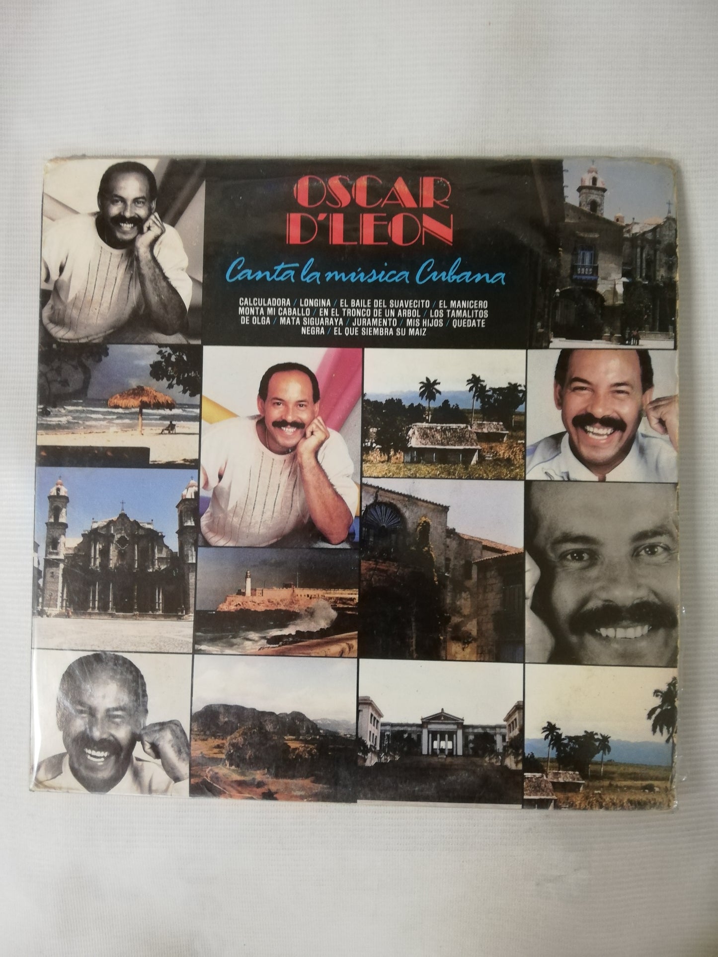 LP OSCAR DE LEÓN - CANTA LA MÚSICA CUBANA
