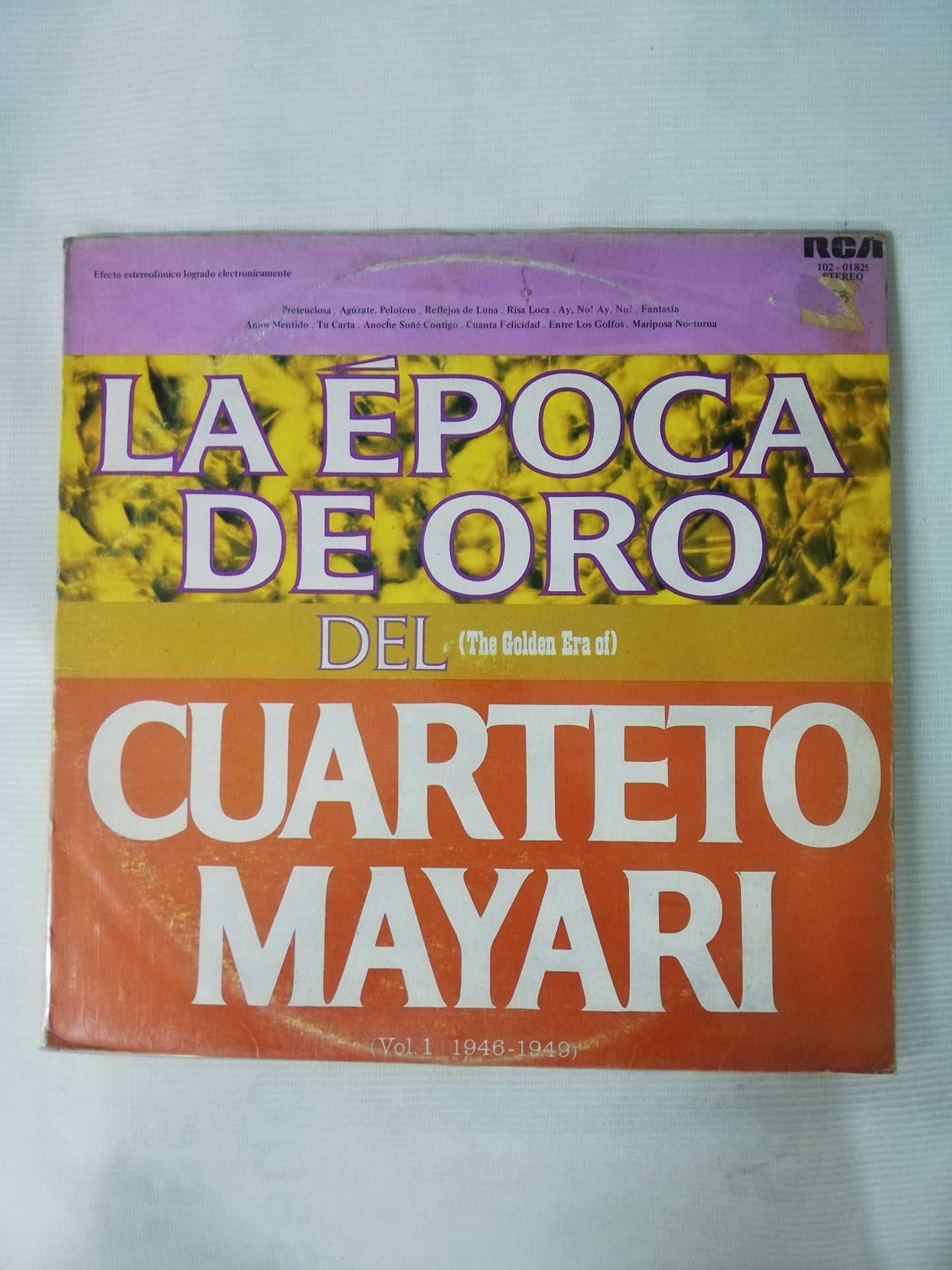 LP CUARTETO MAYARI - LA EPOCA DE ORO DEL CUARTETO MAYARI VOL. 1 (1946-1949)