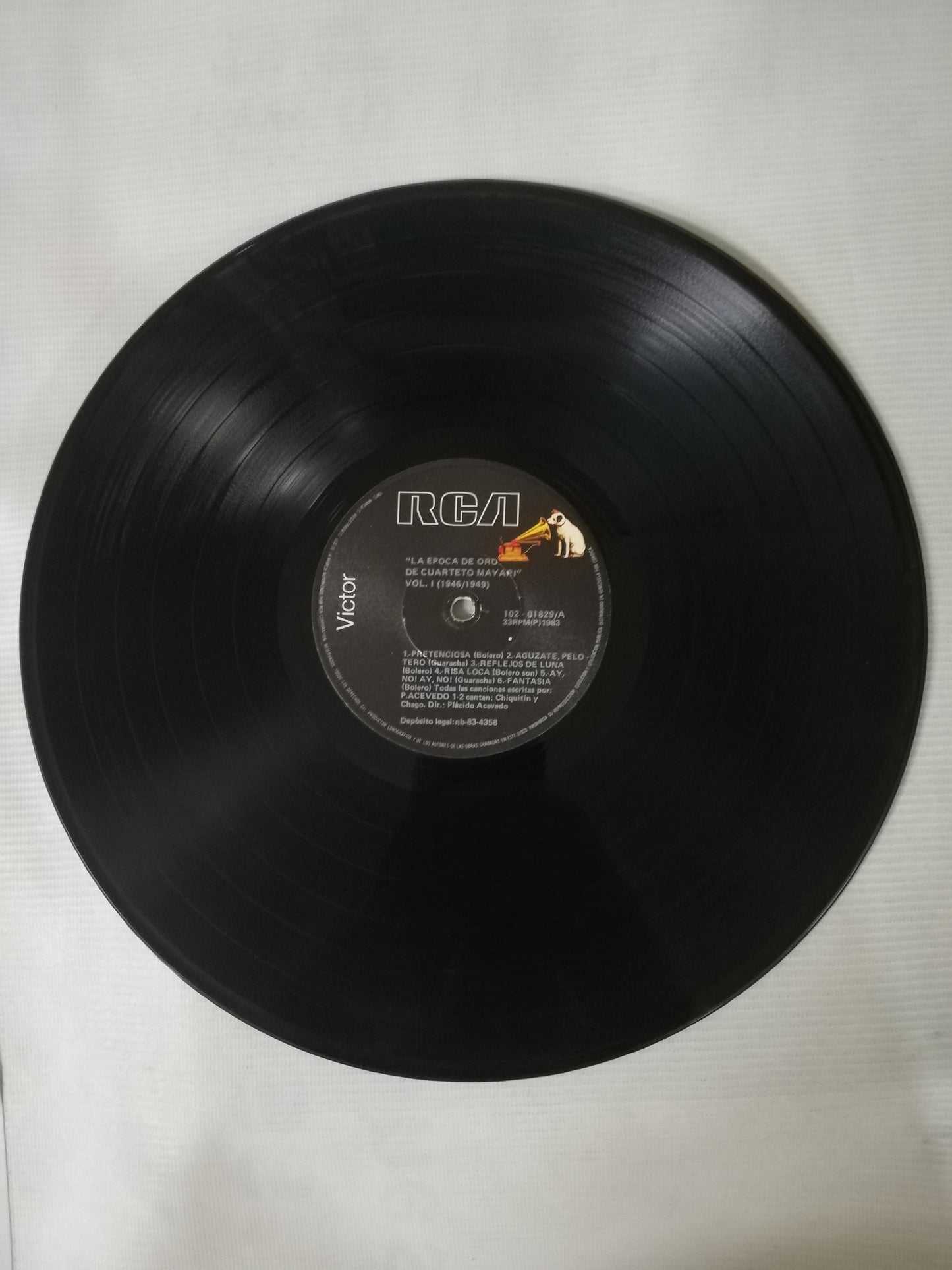 LP CUARTETO MAYARI - LA EPOCA DE ORO DEL CUARTETO MAYARI VOL. 1 (1946-1949)