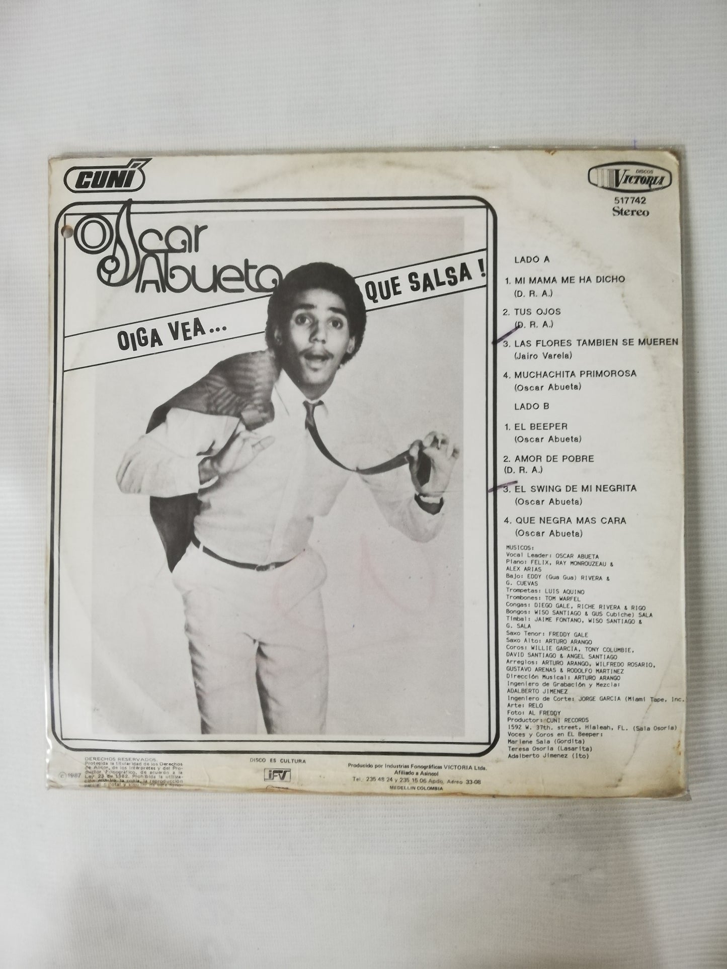 LP OSCAR ABUETA CON SU SALSA DE MIAMI - OIGA VEA...QUE SALSA!