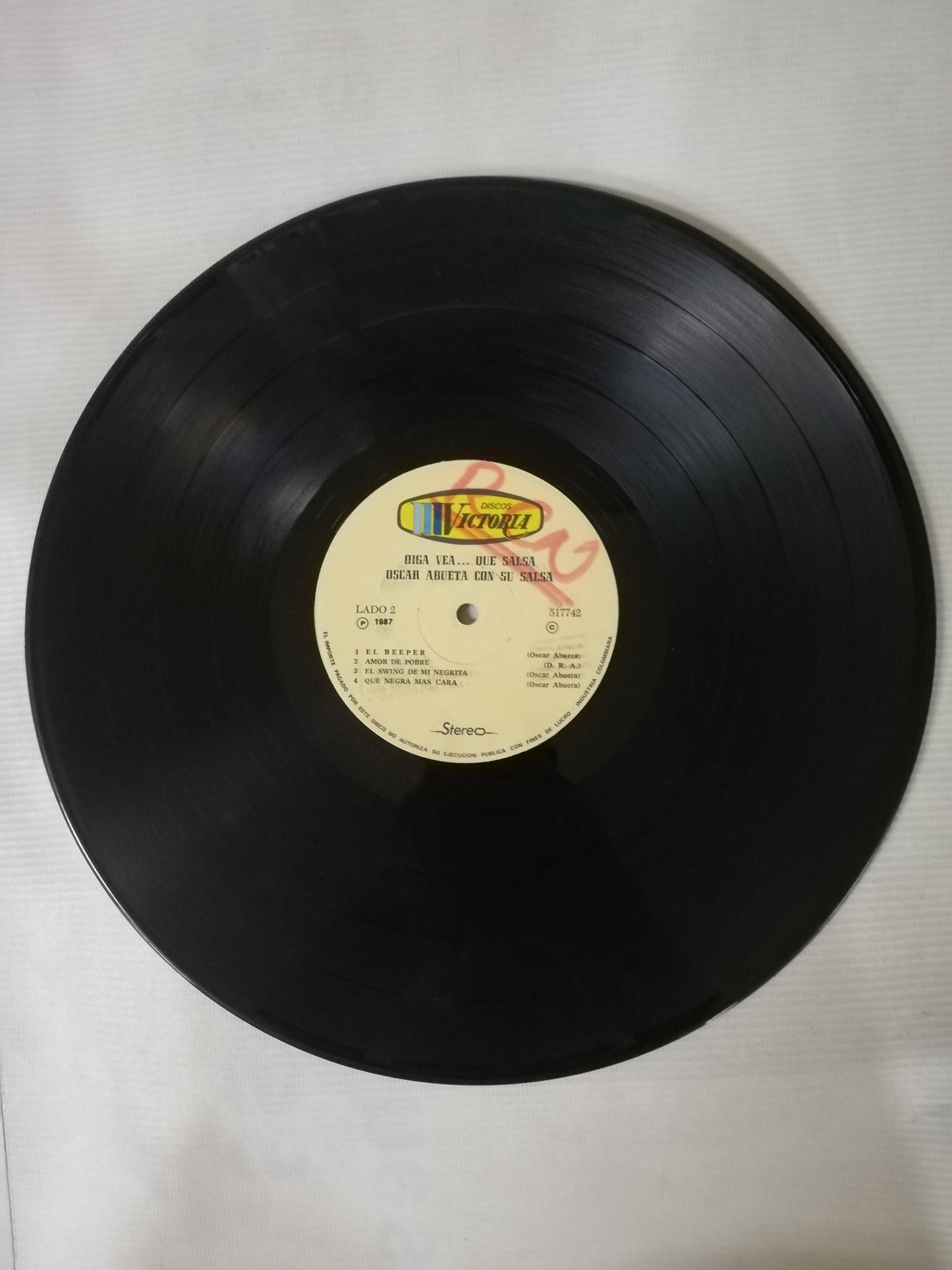 LP OSCAR ABUETA CON SU SALSA DE MIAMI - OIGA VEA...QUE SALSA!