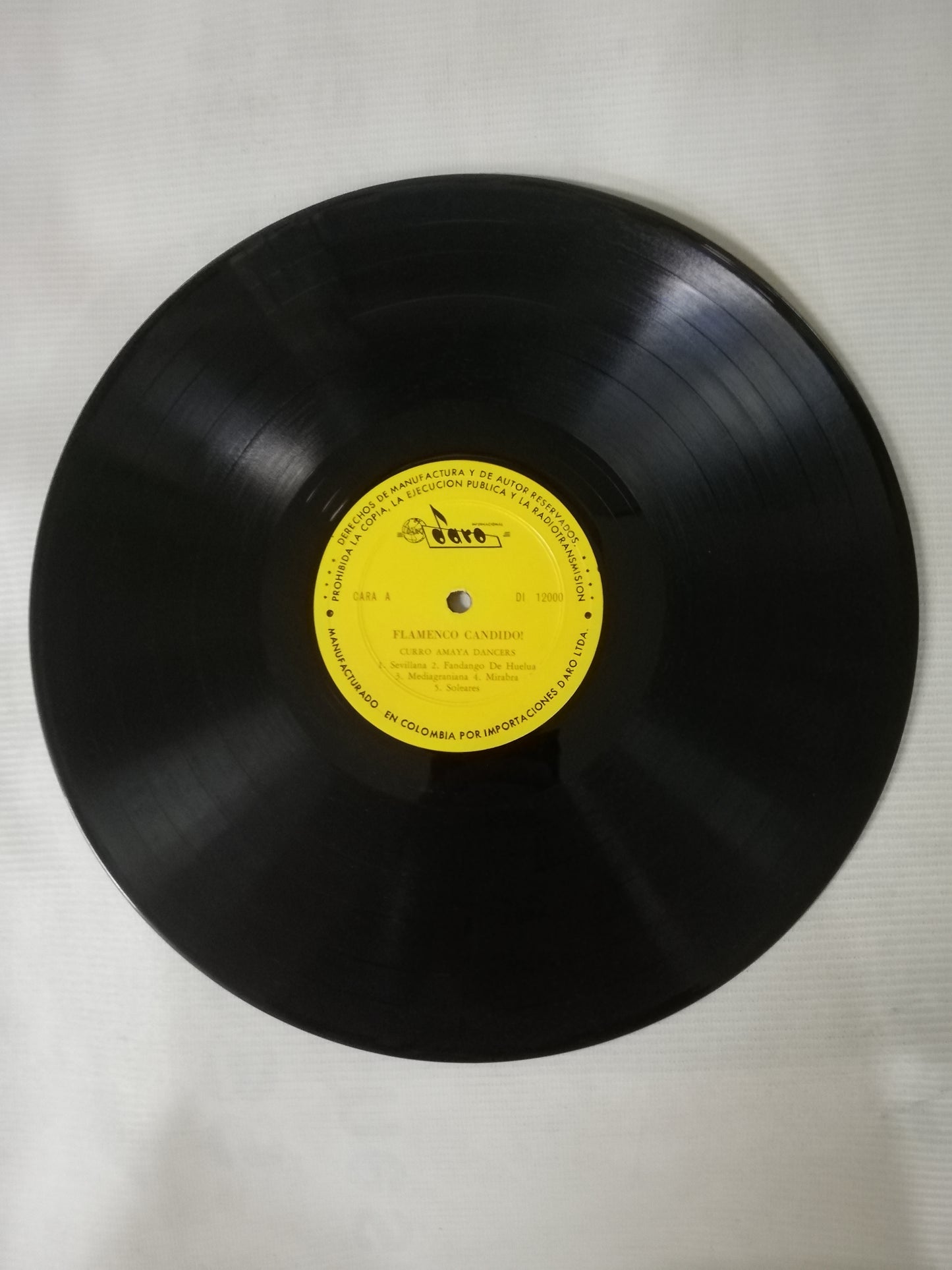 LP CURRO AMAYA DANCERS WITH VOCAL DOMINGO ALBARADO - GUITAR JUAN JIMENEZ - FLAMENCO