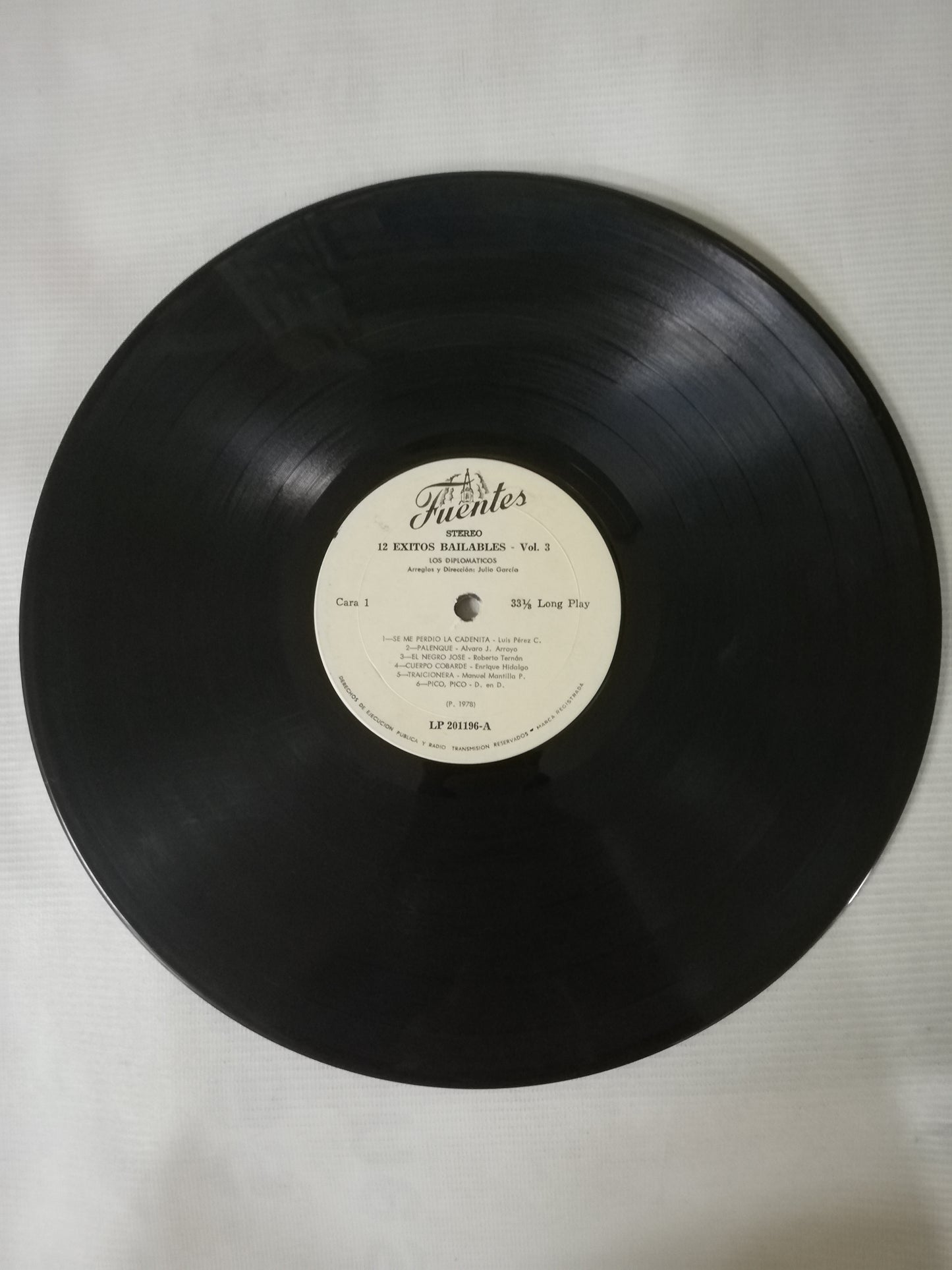 LP LOS DIPLOMÁTICOS - 12 EXITOS BAILABLES VOL. 3