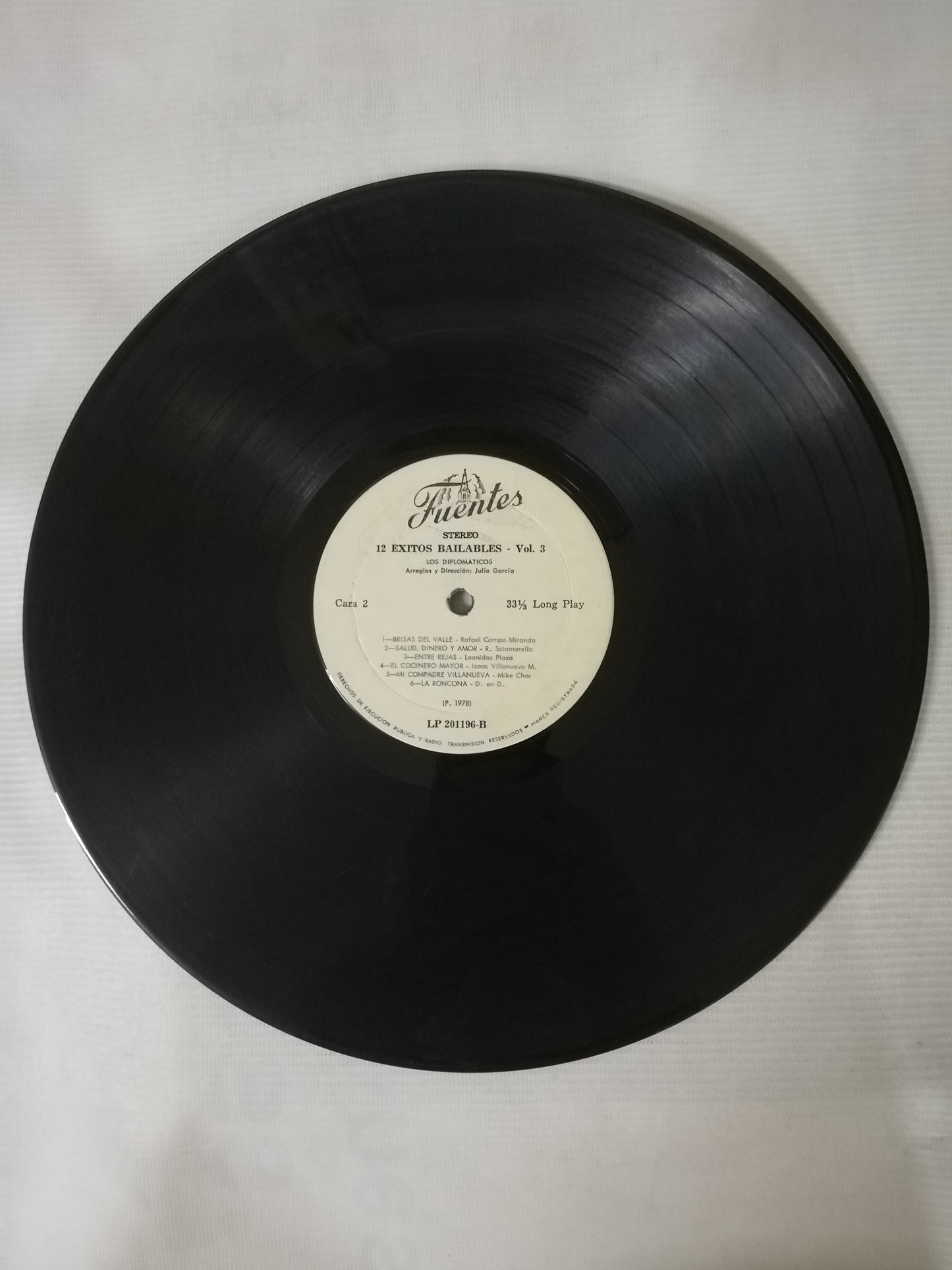 LP LOS DIPLOMÁTICOS - 12 EXITOS BAILABLES VOL. 3