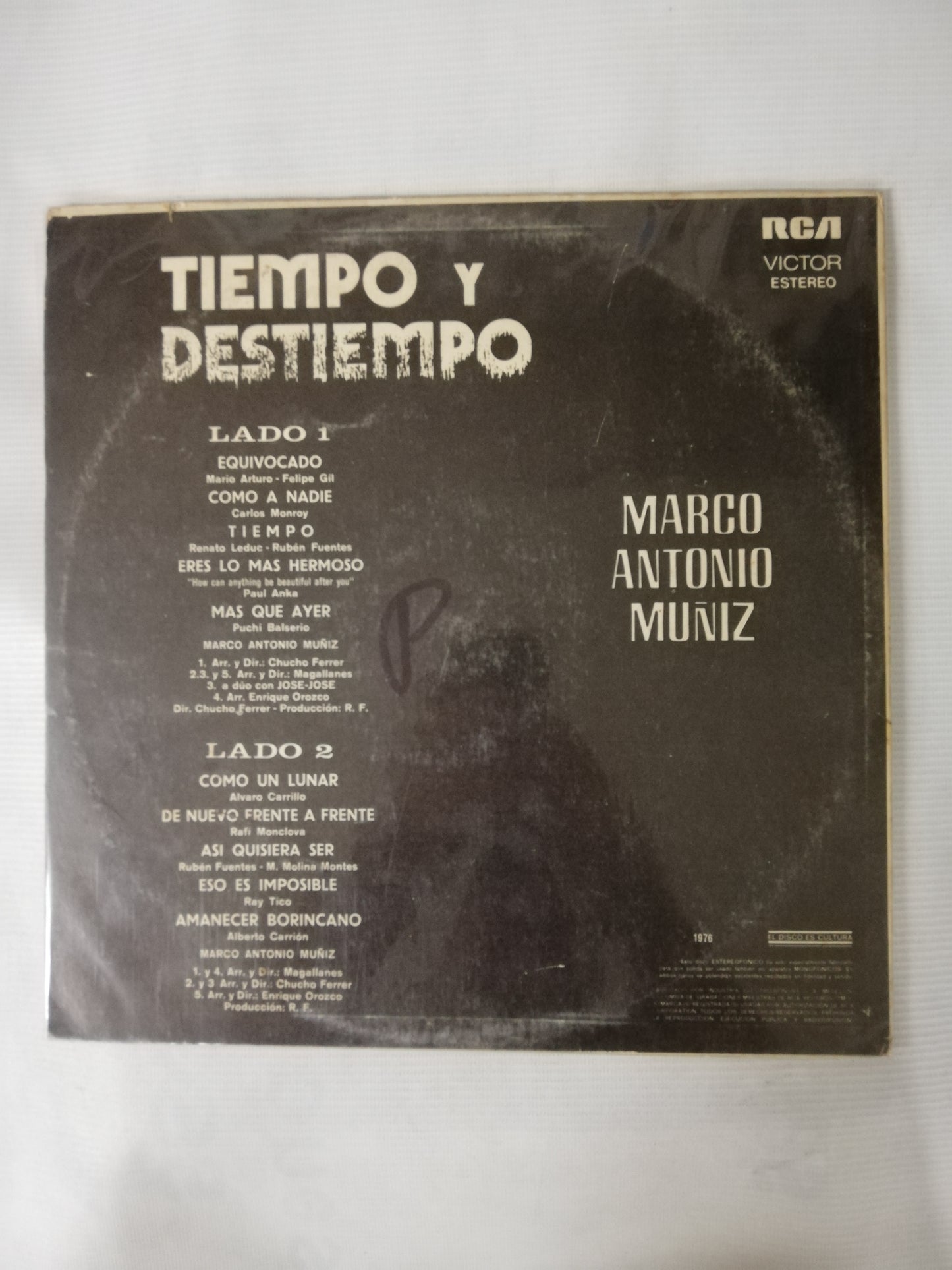 LP MARCO ANTONIO MUÑIZ - TIEMPO Y DESTIEMPO