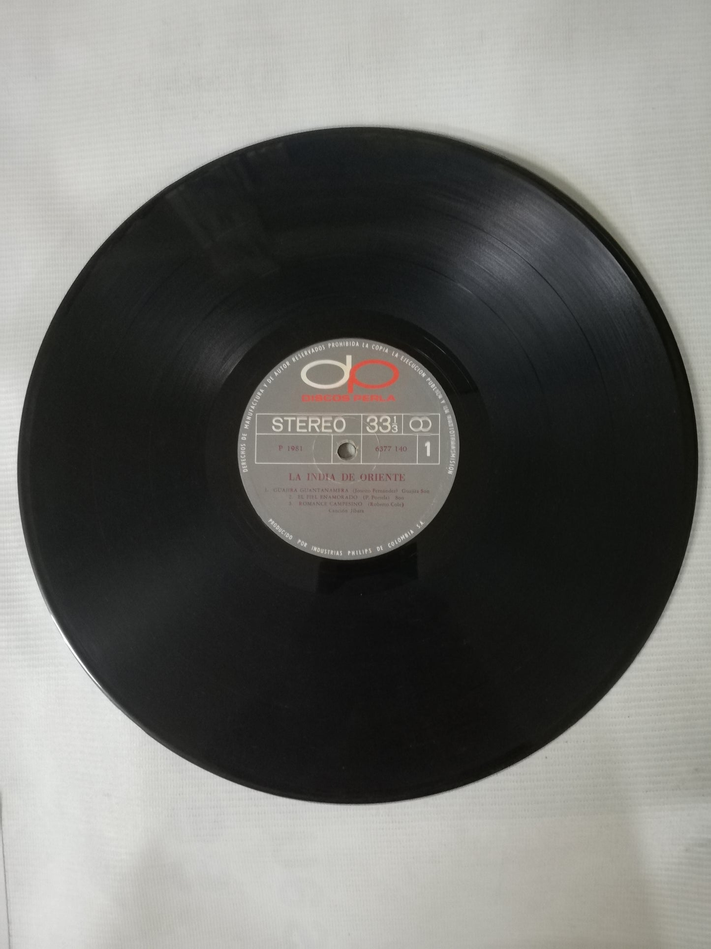 LP LA INDIA DE ORIENTE - LA INDIA DE ORIENTE
