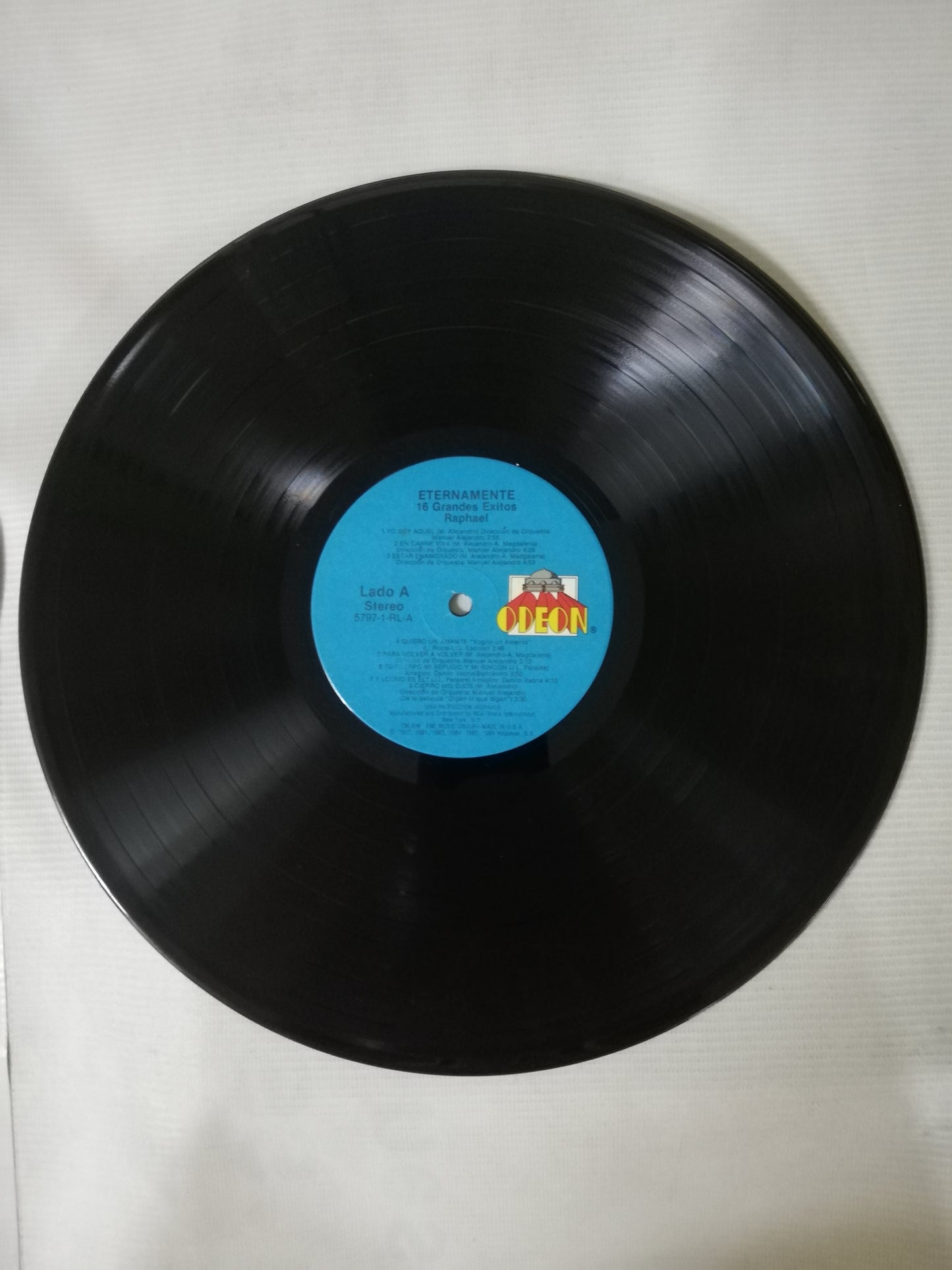 LP RAPHAEL - ETERNAMENTE -  16 GRANDES EXITOS