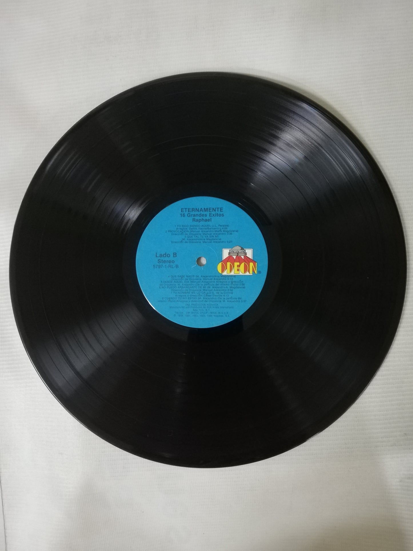LP RAPHAEL - ETERNAMENTE -  16 GRANDES EXITOS