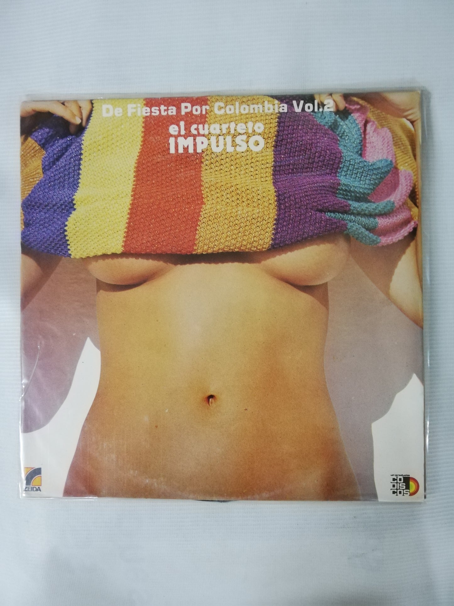 LP EL CUARTETO IMPULSO - DE FIESTA POR COLOMBIA VOL. 2