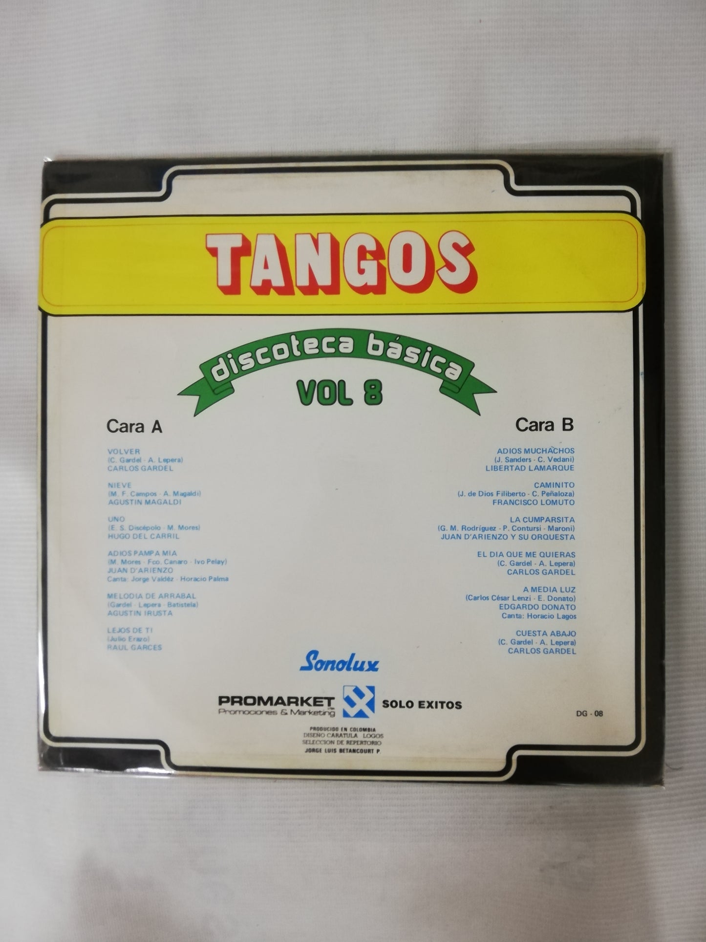 LP TANGOS - DISCOTECA BÁSICA VOL. 8