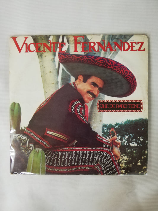 LP VICENTE FERNANDEZ - QUE DE RARO TIENE