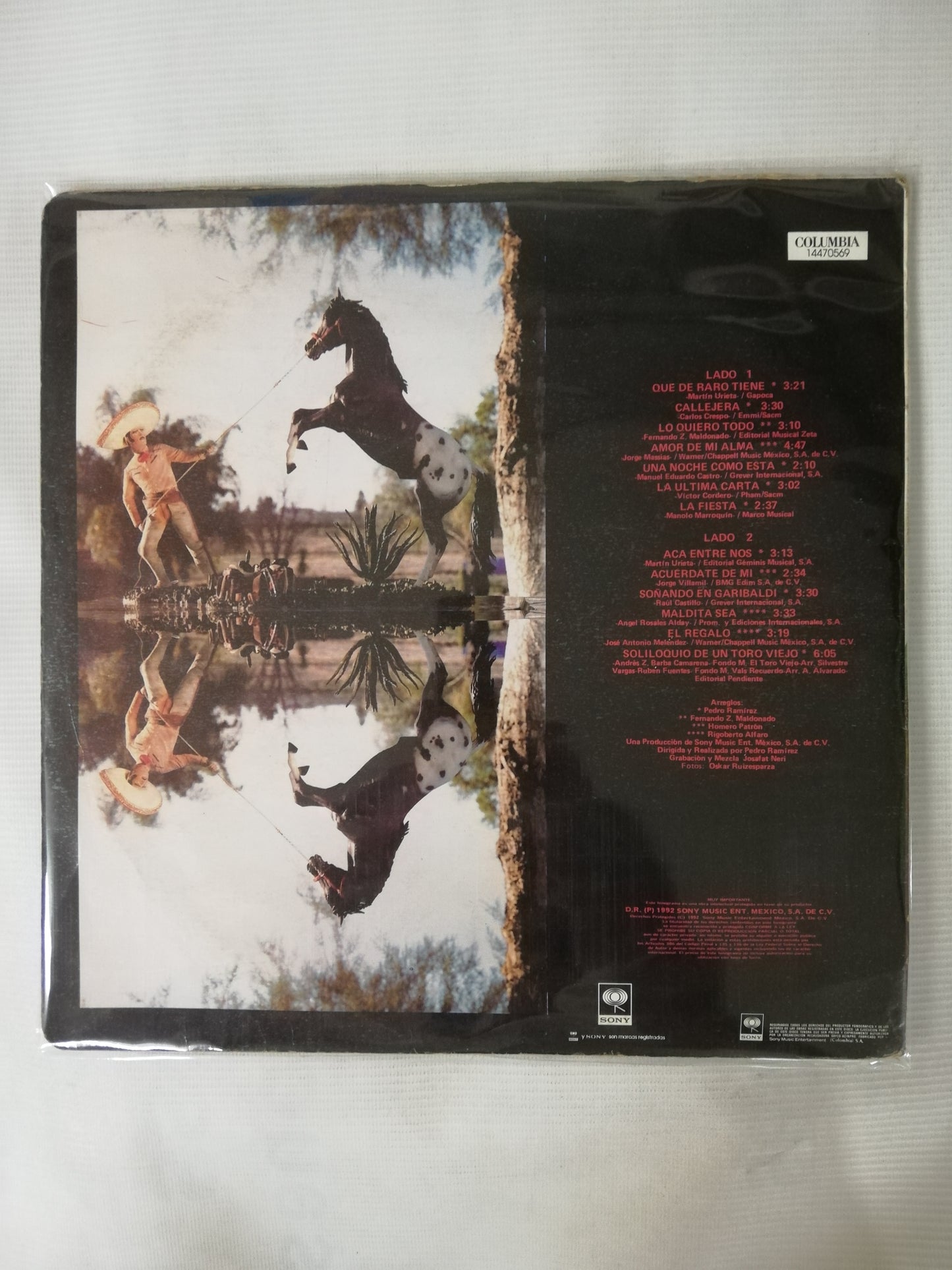 LP VICENTE FERNANDEZ - QUE DE RARO TIENE