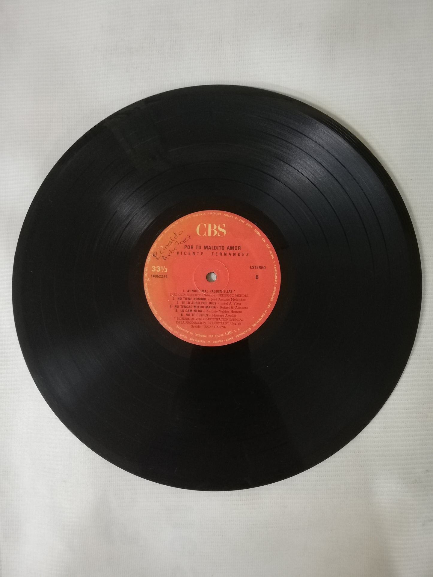 LP VICENTE FERNANDEZ - POR TU MALDITO AMOR