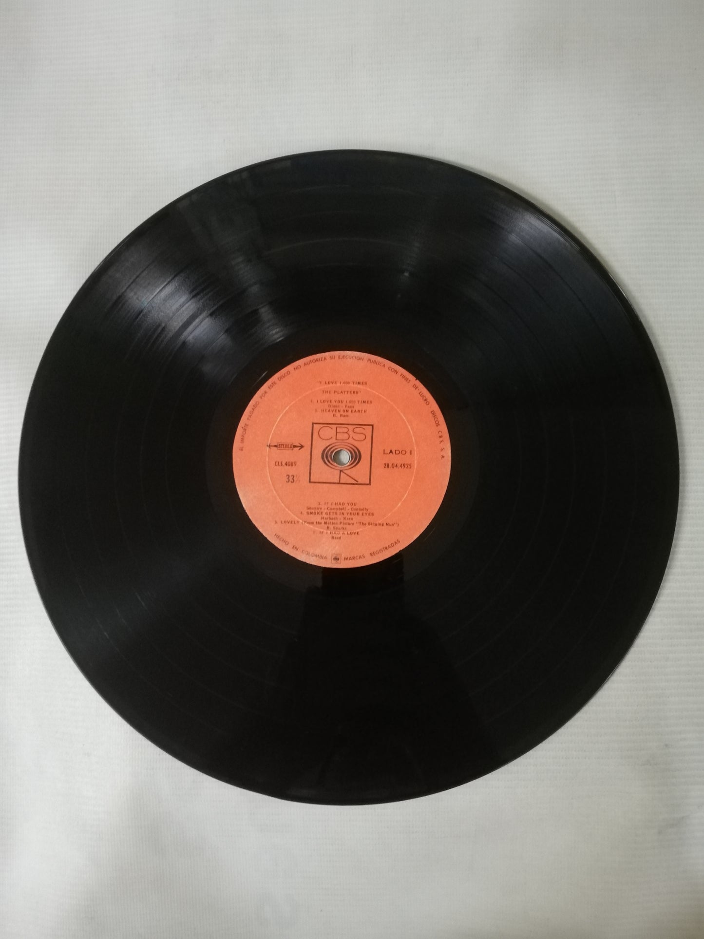 LP THE PLATTERS - I LOVE YOU 1000 TIMES