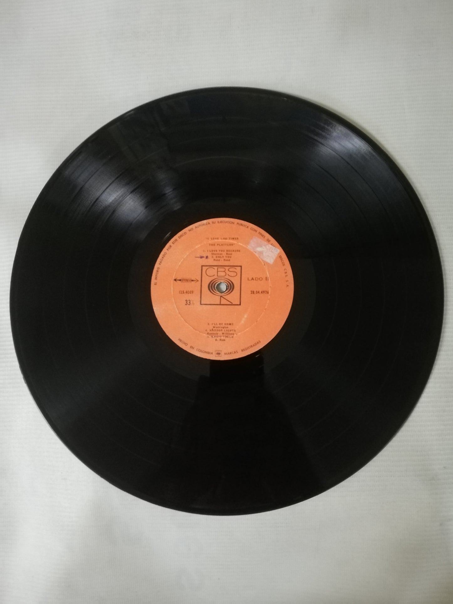 LP THE PLATTERS - I LOVE YOU 1000 TIMES