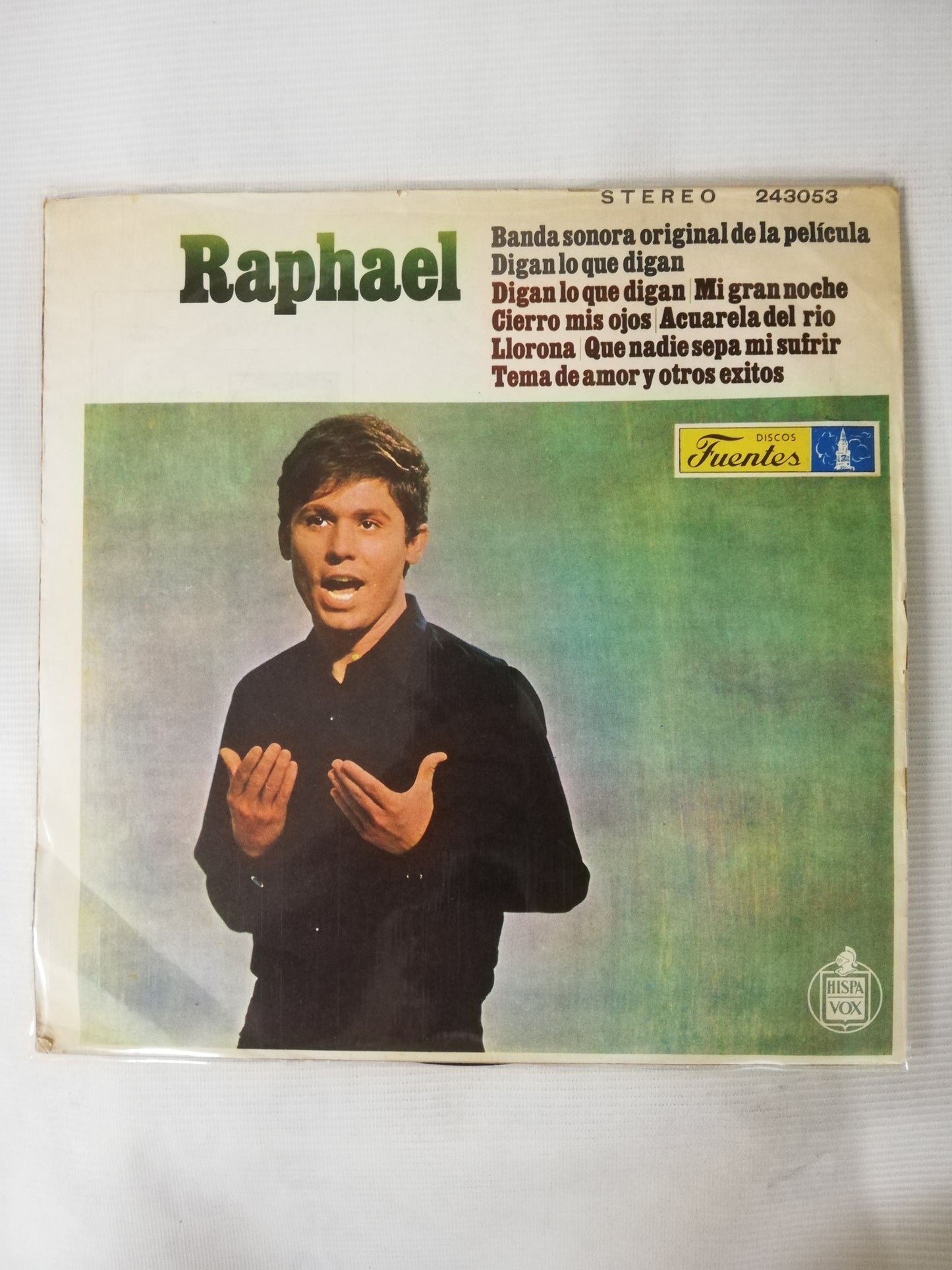 LP RAPHAEL - BANDA SONORA ORIGINAL DE LA PELICULA DIGAN LO QUE DIGAN
