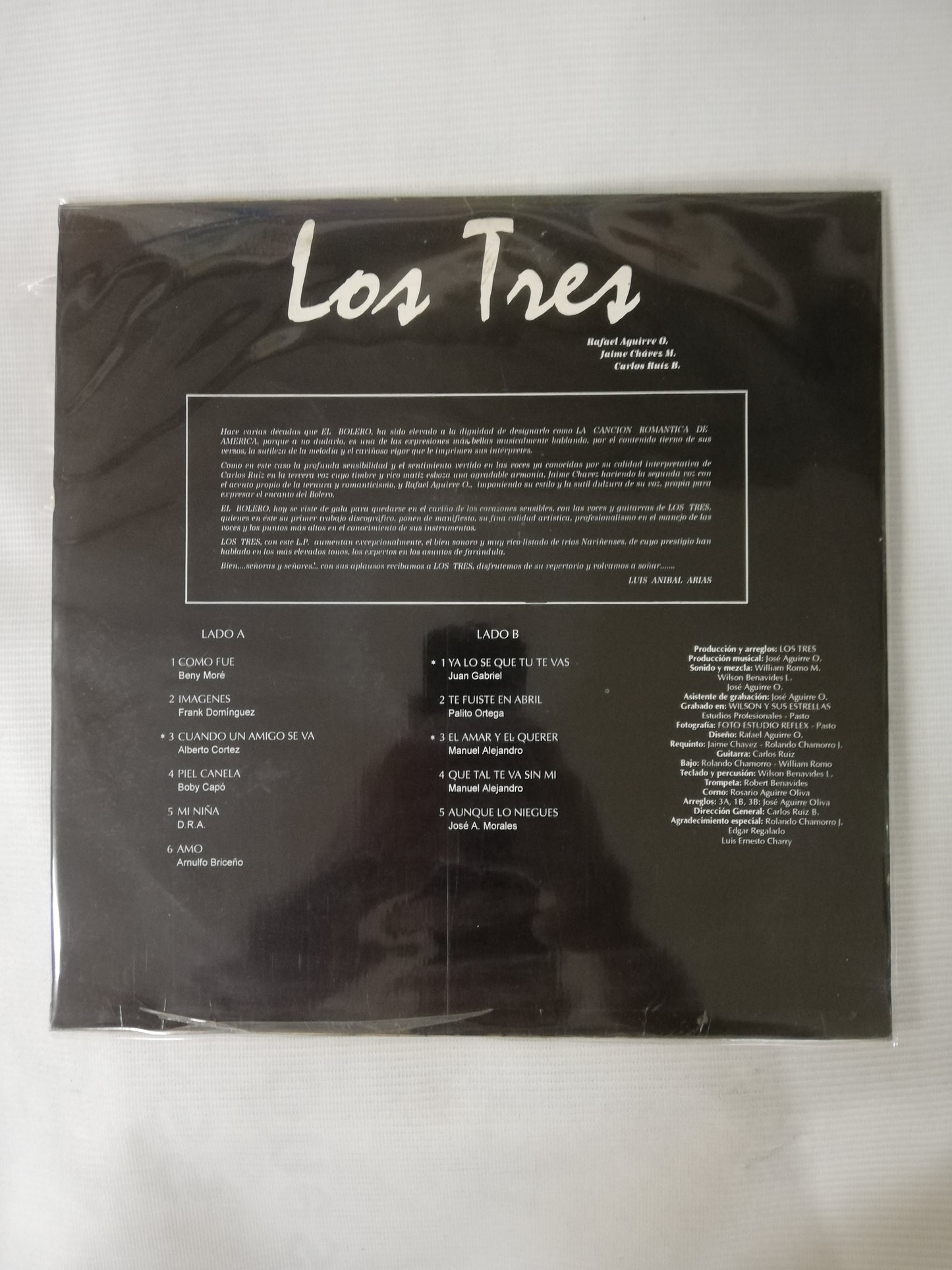 LP LOS TRES - ROMANTICAMENTE