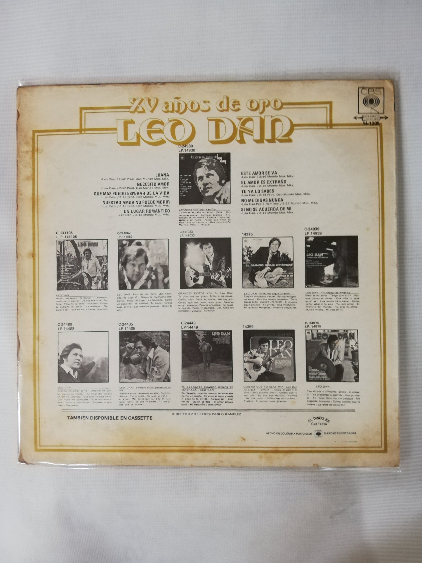 LP LEO DAN - XV AÑOS DE ORO