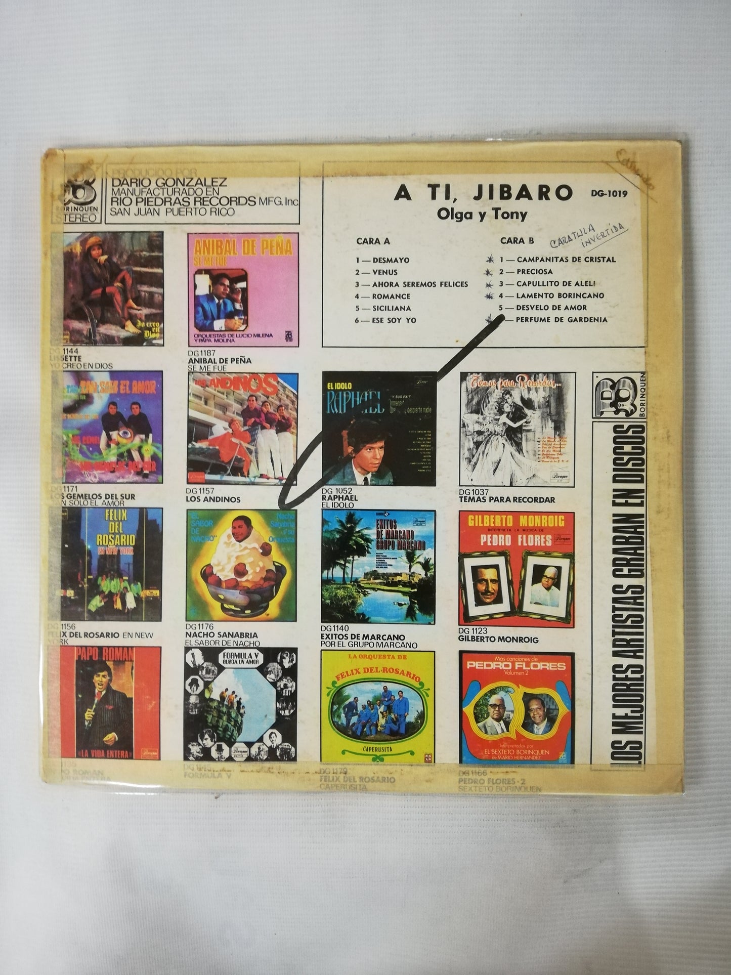 LP OLGA CHORENS Y TONY ALVAREZ - A TI JIBARO