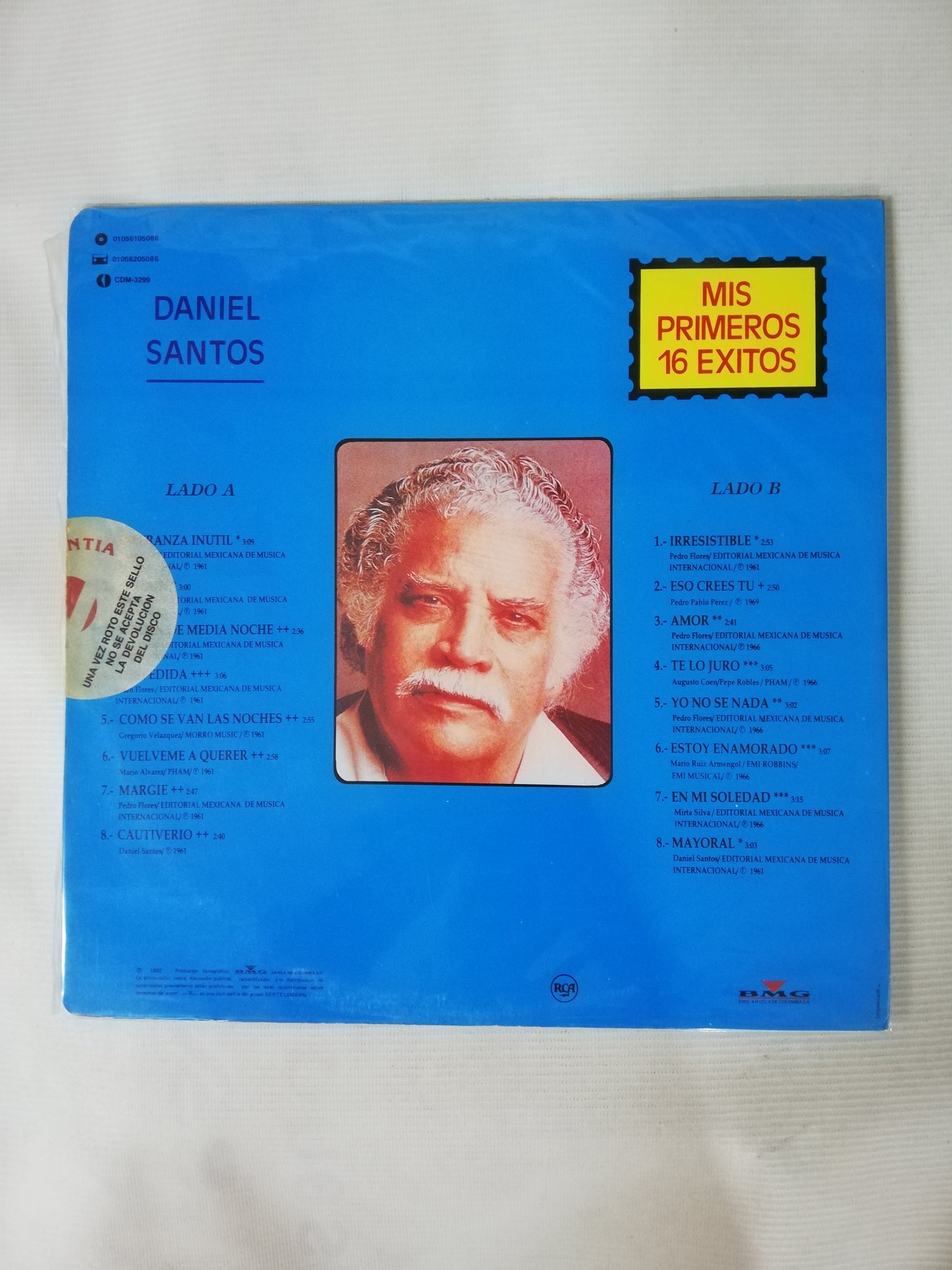 LP DANIEL SANTOS - MIS PRIMEROS 16 EXITOS