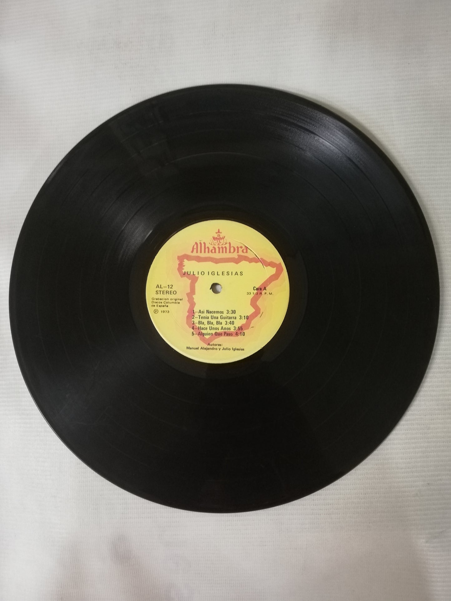 LP JULIO IGLESIAS - ASI NACEMOS