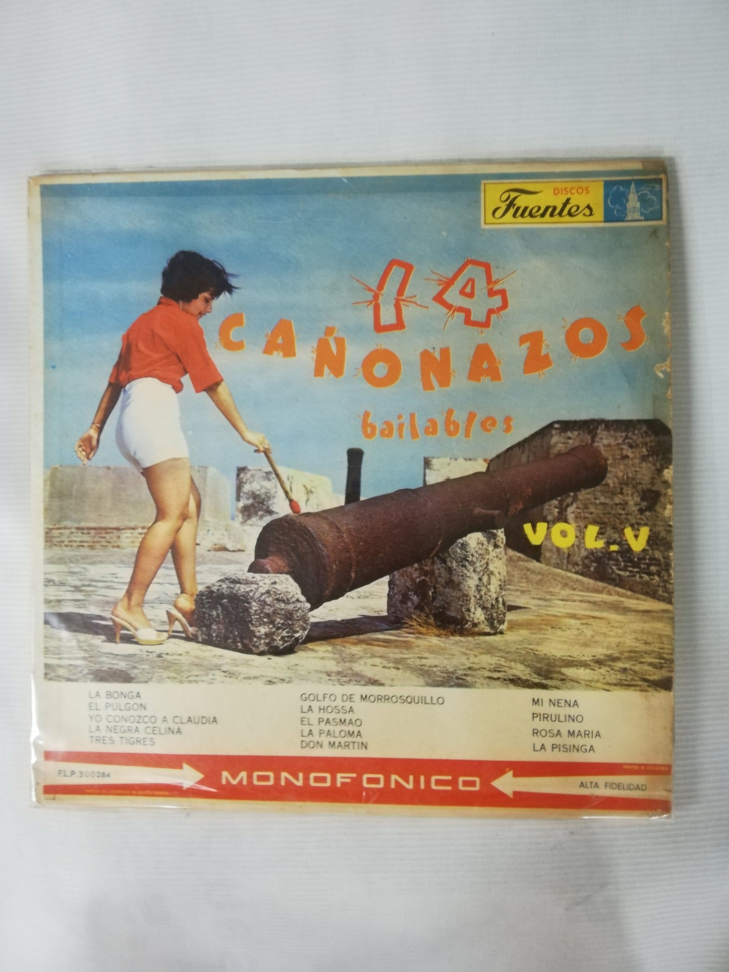 LP 14 CAÑONAZOS BAILABLES - 14 CAÑONAZOS BAILABLES VOL. 5