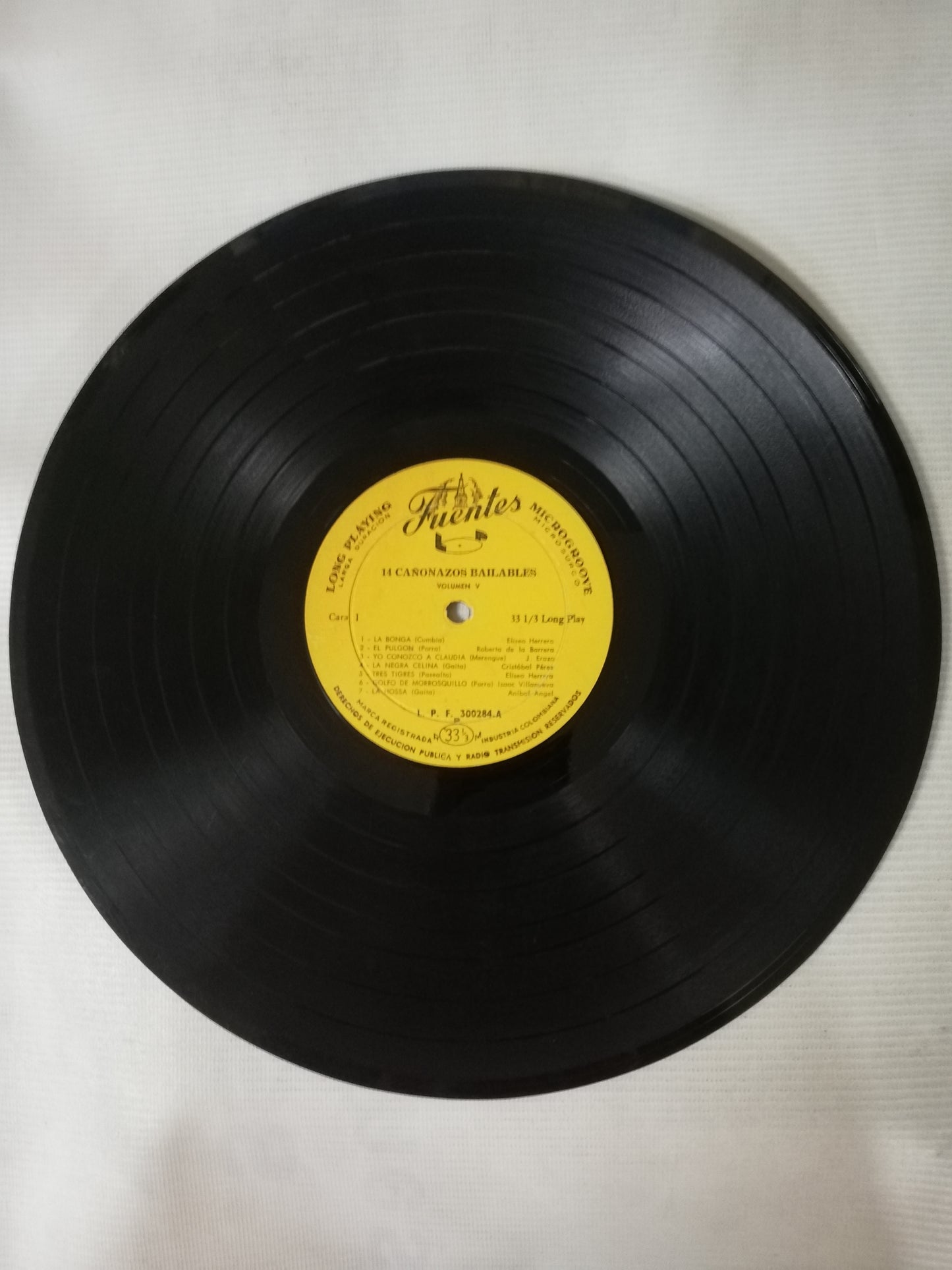 LP 14 CAÑONAZOS BAILABLES - 14 CAÑONAZOS BAILABLES VOL. 5