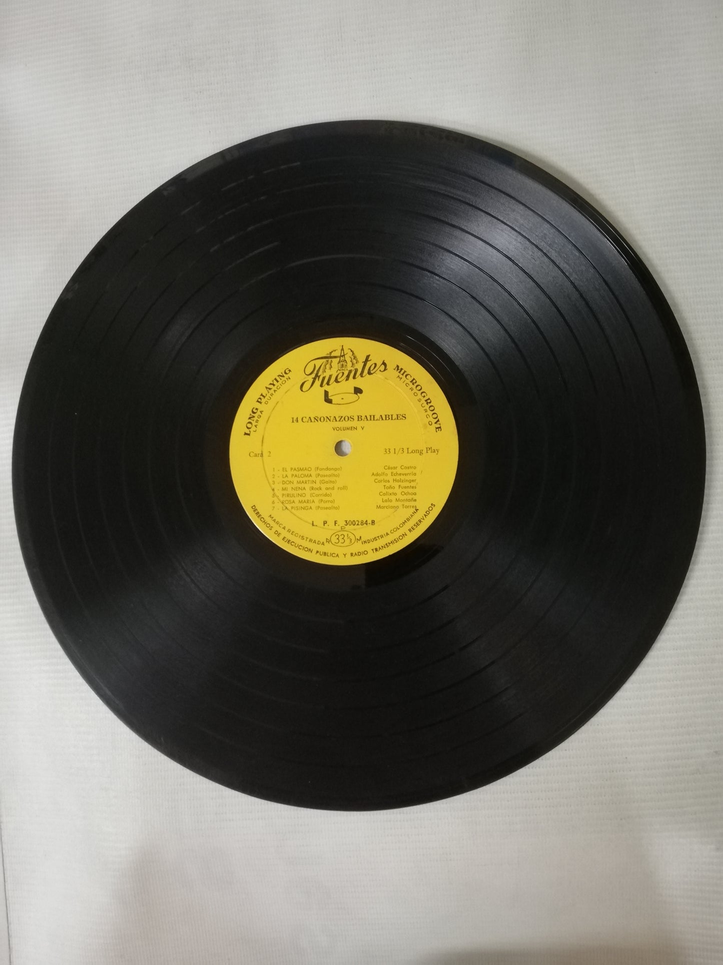 LP 14 CAÑONAZOS BAILABLES - 14 CAÑONAZOS BAILABLES VOL. 5