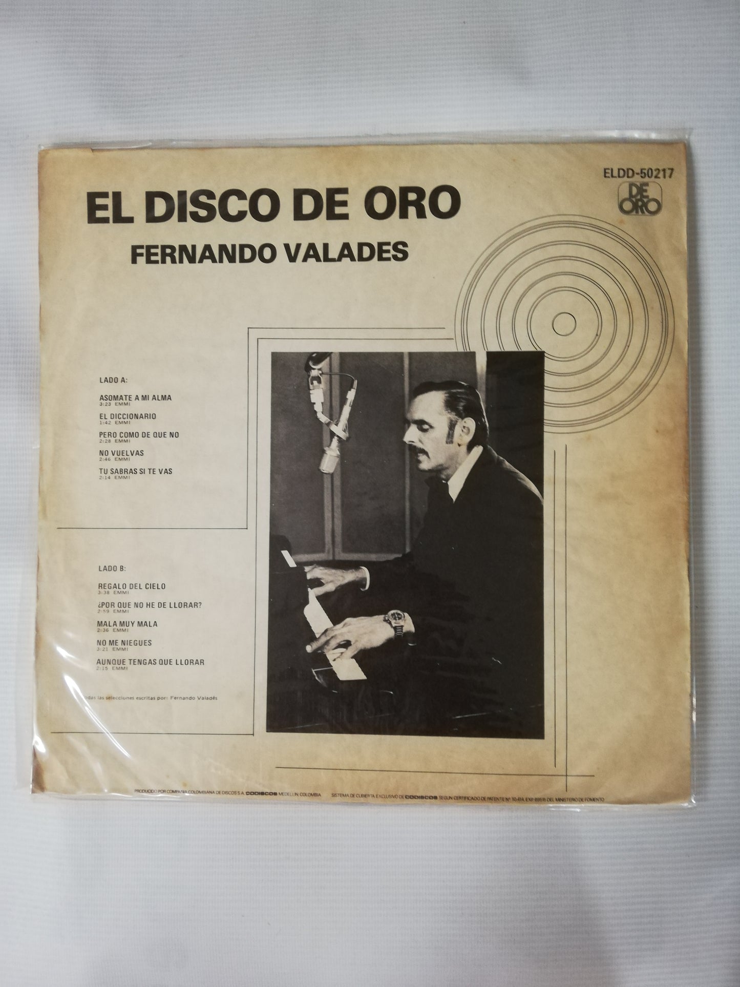 LP FERNANDO VALADES - EL DISCO DE ORO