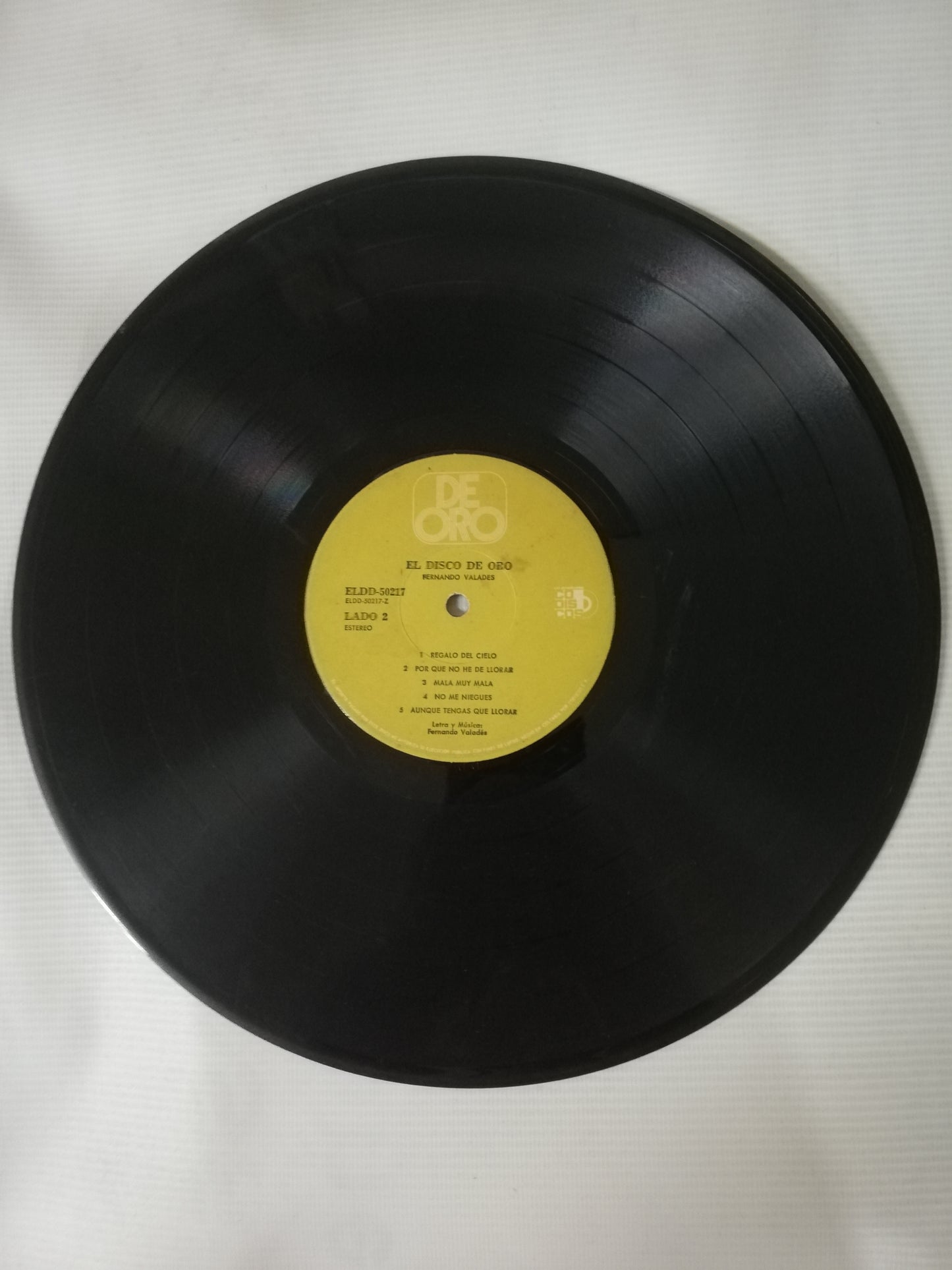 LP FERNANDO VALADES - EL DISCO DE ORO