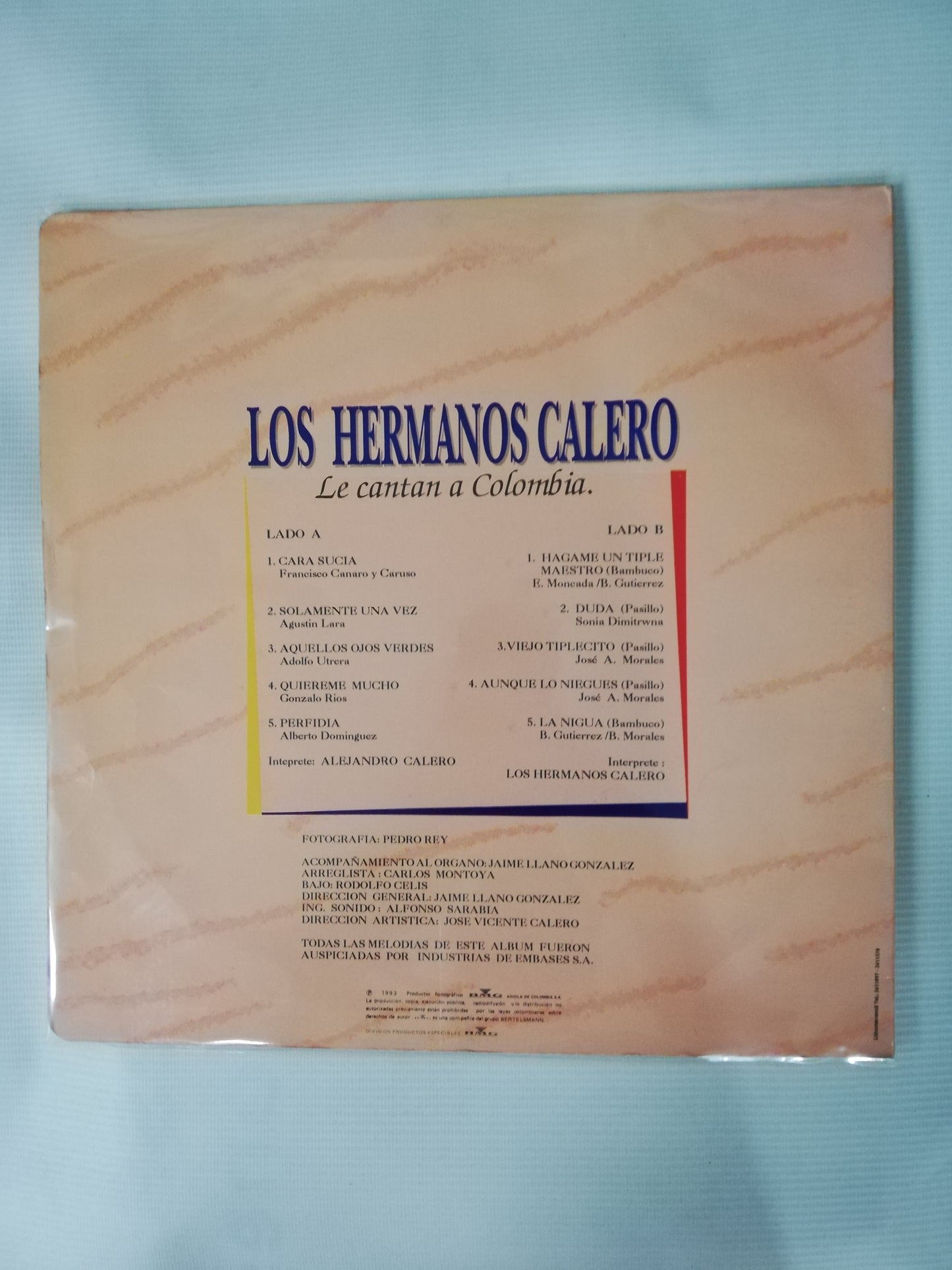 LP LOS HERMANOS CALERO - LE CANTAN A COLOMBIA