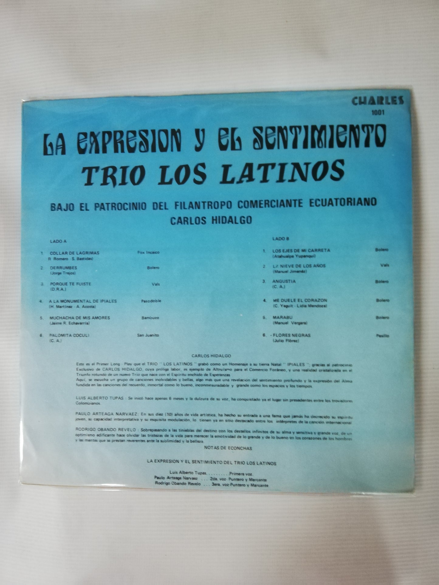 LP TRIO LOS LATINOS - LA EXPRESIÓN Y EL SENTIMIENTO