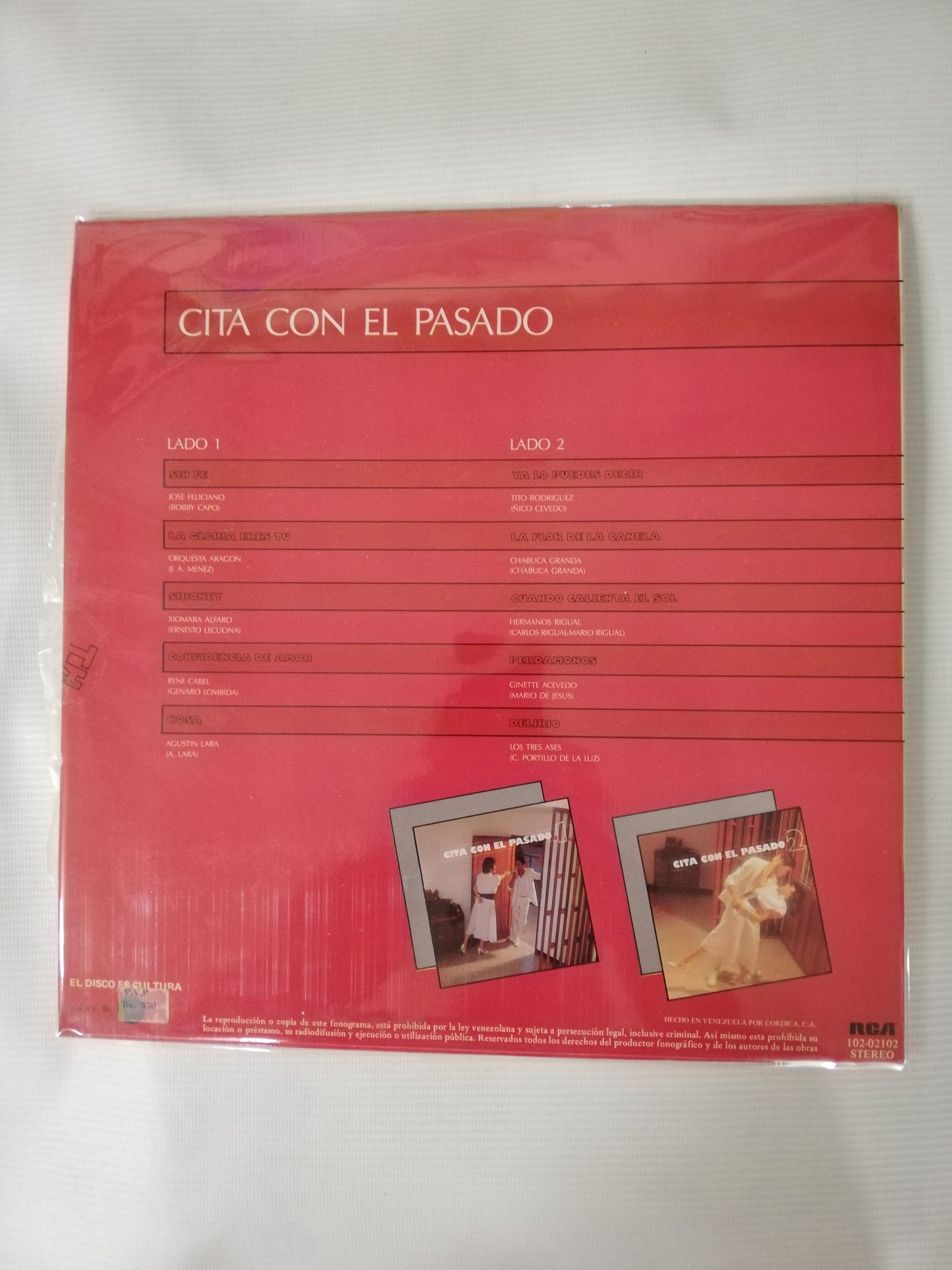 LP CITA CON EL PASADO - CITA CON EL PASADO VOL. 3