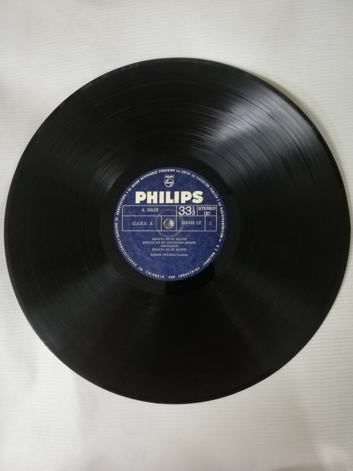 LP RAFAEL PUYANA - ANTONIO SOLER OBRAS ESCOGIDAS PARA CLAVE