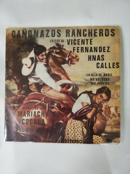 LP MARIACHI COCUNA DE PEDRO PAEZ - CAÑONAZOS RANCHEROS EXITOS DE VICENTE FERNANDEZ / HERMANAS CALLE