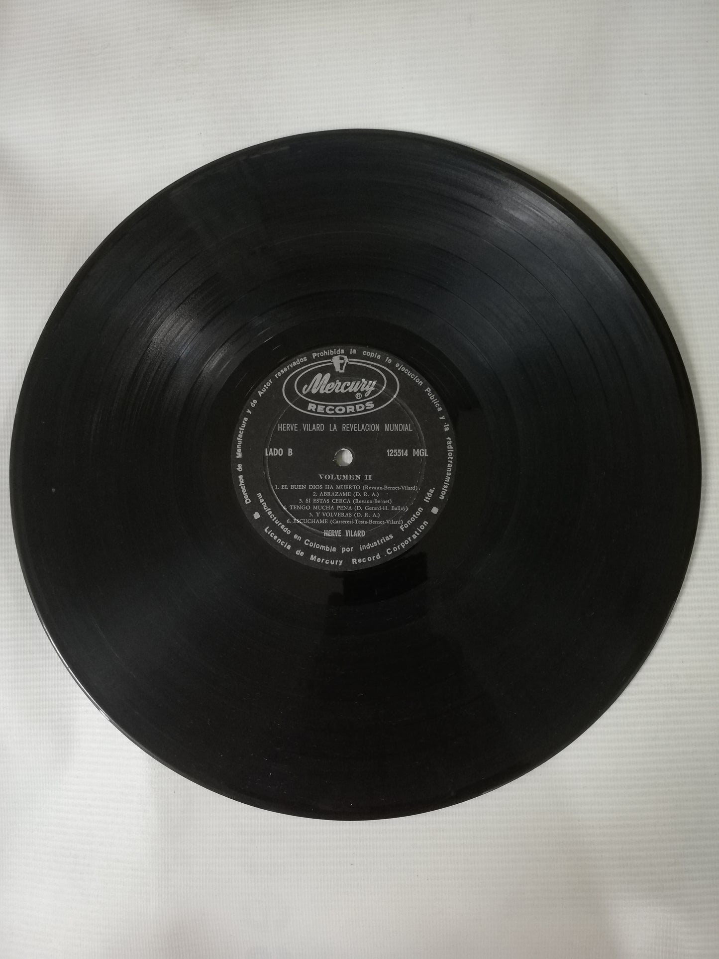 LP HERVÉ VILARD - LA REVELACIÓN MUNDIAL VOL. II