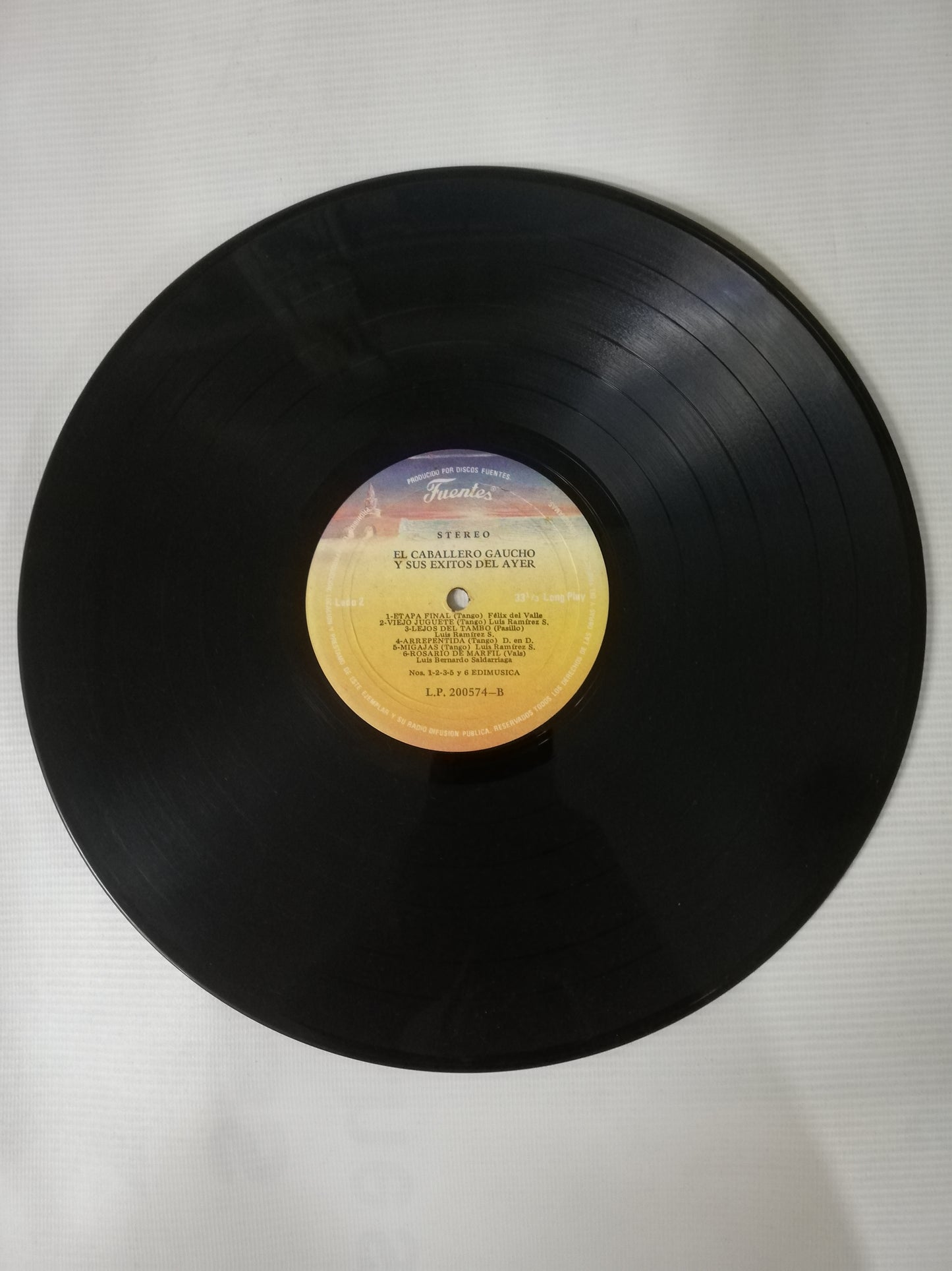 LP EL CABALLERO GAUCHO - EL CABALLERO GAUCHO Y SUS EXITOS DEL AYER