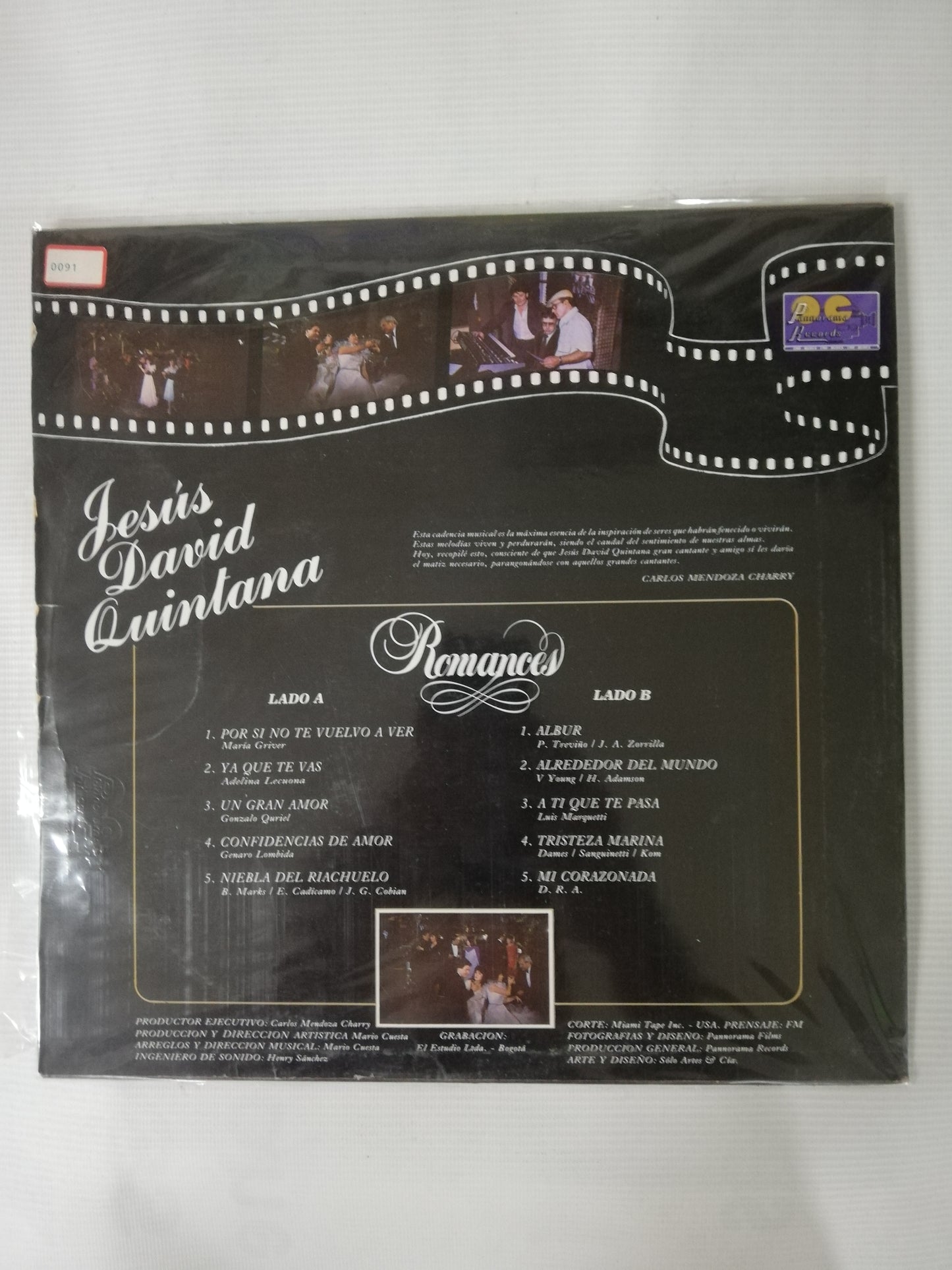 LP JESUS DAVID QUINTANA - ROMANCES