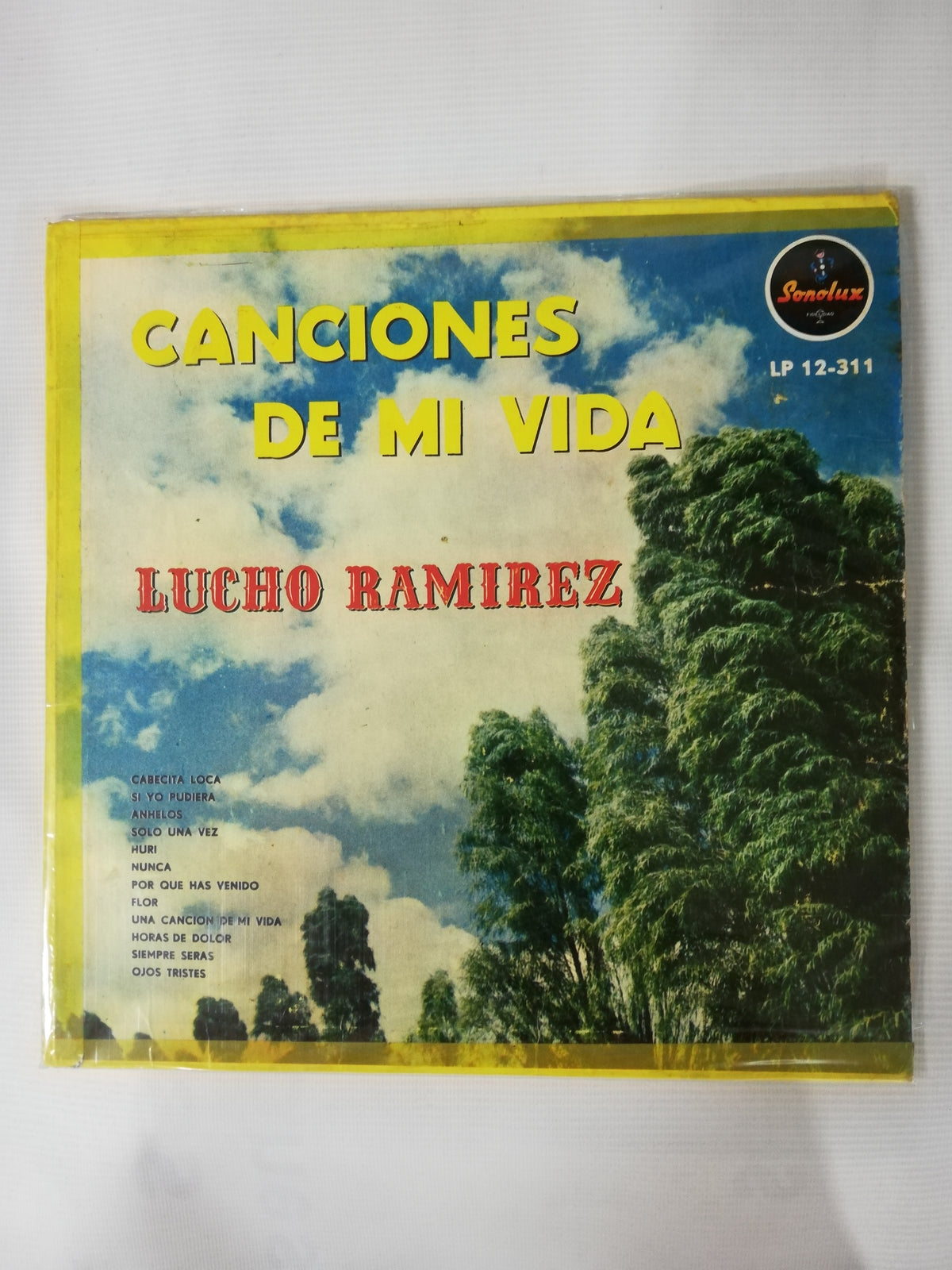 Ramirez Letras LP LUCHO RAMIREZ - CANCIONES DE MI VIDA – Música Para Camaleones