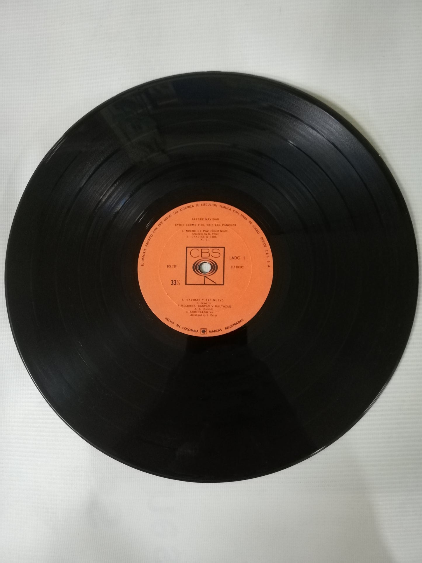 LP EYDIE GORME CON EL TRIO LOS PANCHOS - ALEGRE NAVIDAD