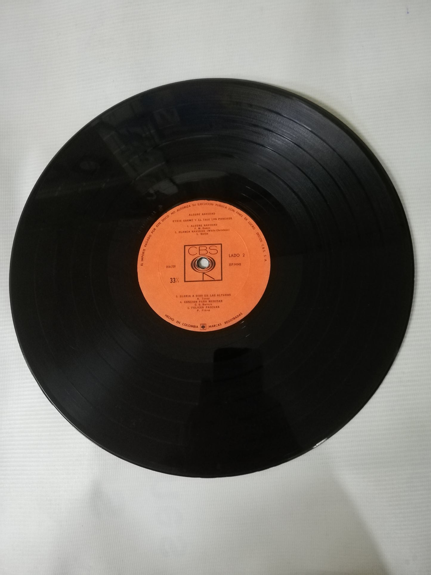 LP EYDIE GORME CON EL TRIO LOS PANCHOS - ALEGRE NAVIDAD