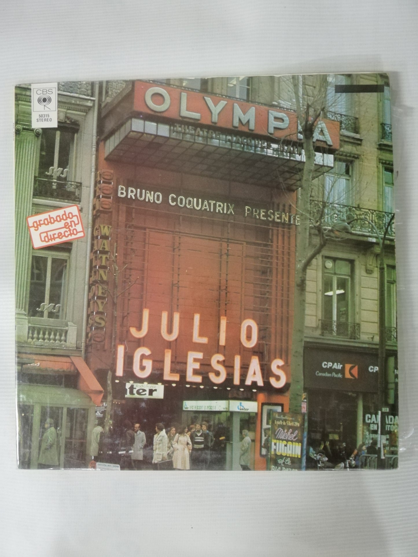 LP JULIO IGLESIAS - EN EL OLYMPIA