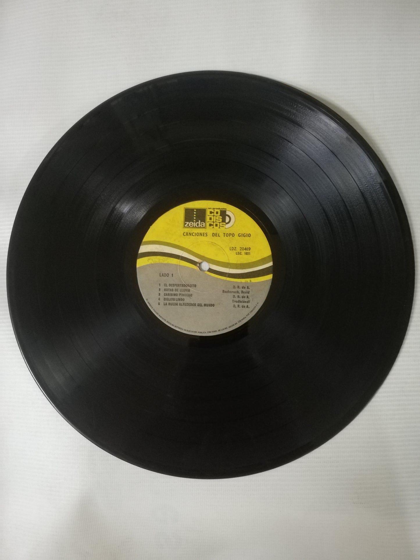 LP TOPO GIGIO - CANCIONES DE TOPO GIGIO VOL. 1